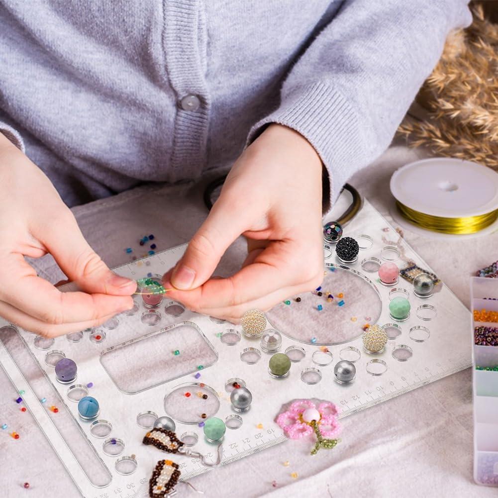 Tablero de Diseño de Perlas Acrílico BENECREAT 33.5x22cm