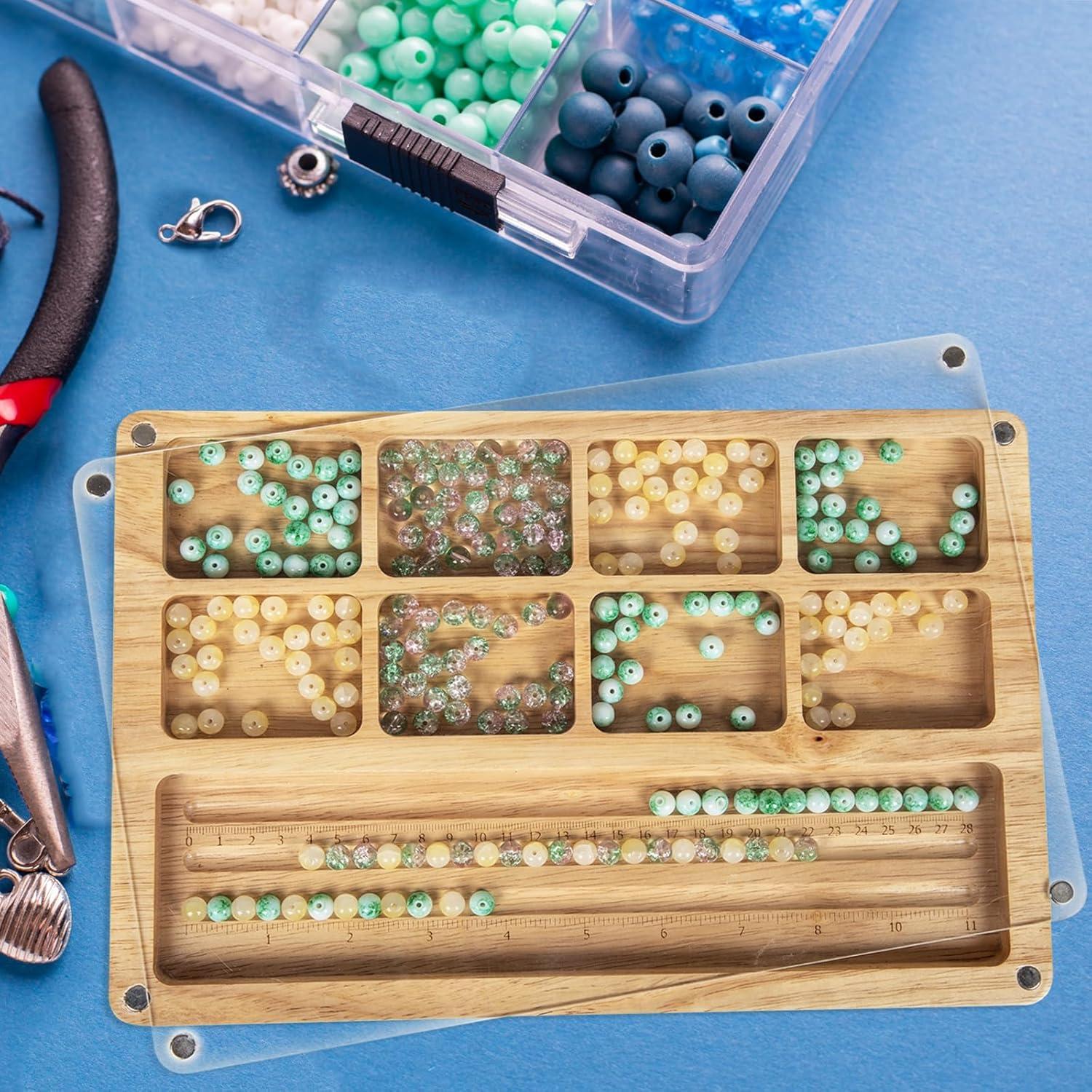 Tablero de cuentas de madera Svartur 30x20 cm para joyas