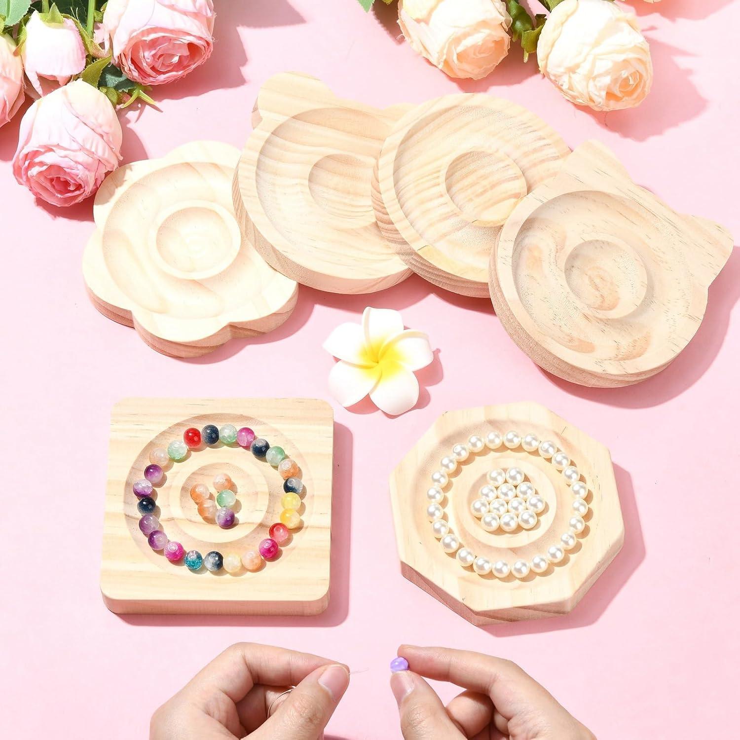 Bandejas de Madera para Pulseras DanLingJewelry 6 Piezas