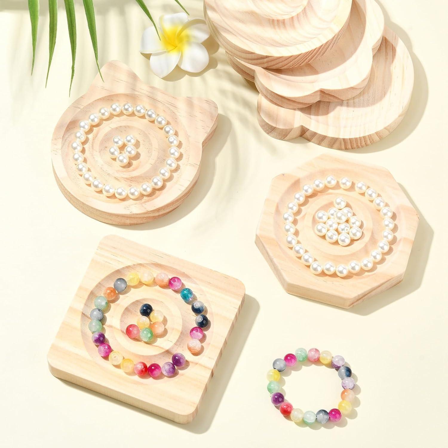 Bandejas de Madera para Pulseras DanLingJewelry 6 Piezas