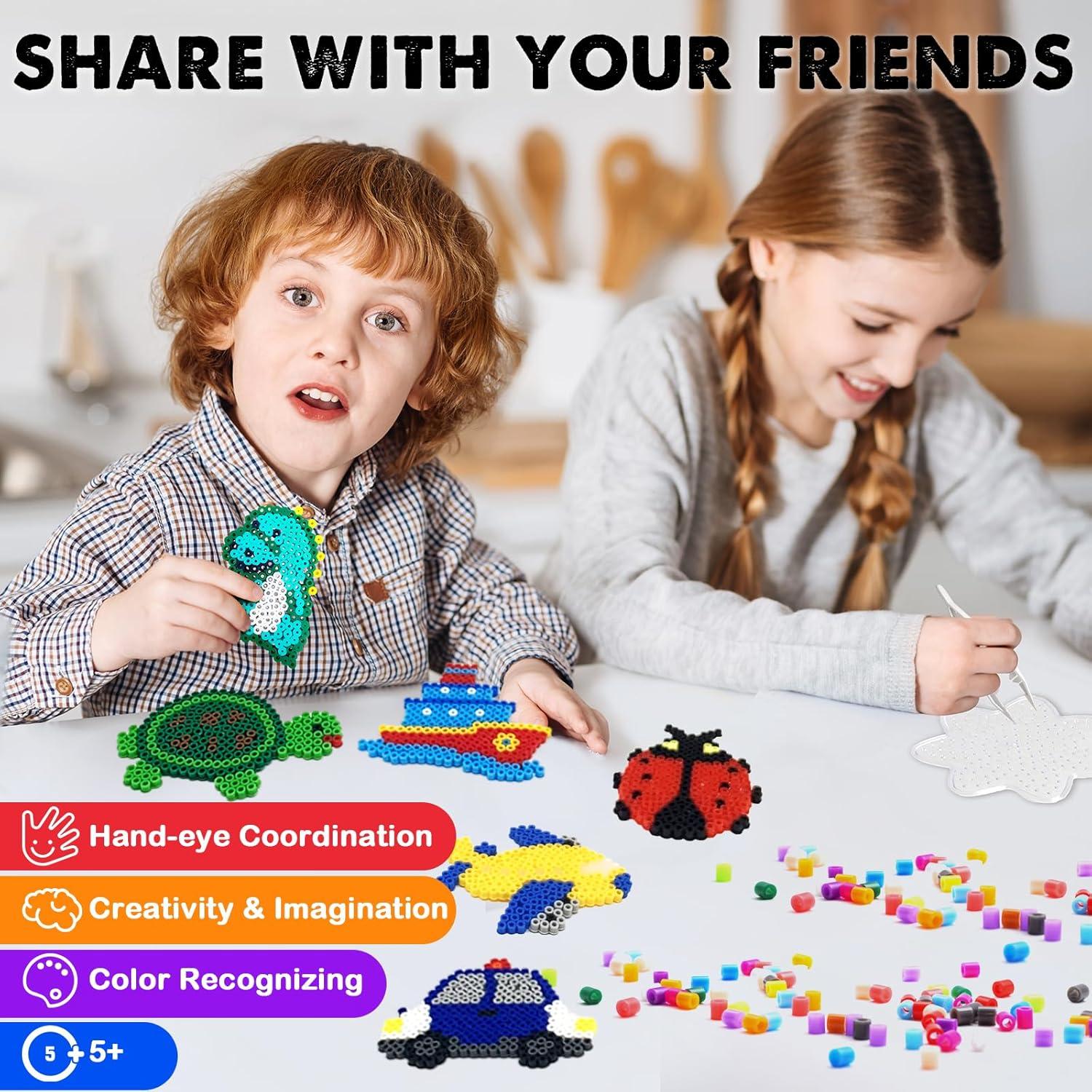 Kit de Manualidades FUNZBO 20 Tableros de Perlas de Fusión