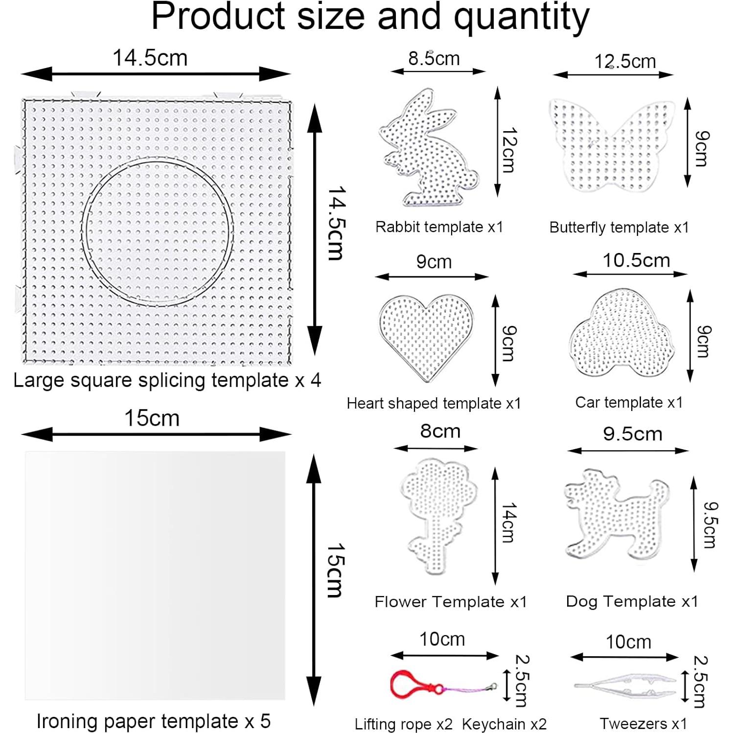 Kit de Manualidades de Perlas de Fusible SXDMHYB - 30 Piezas