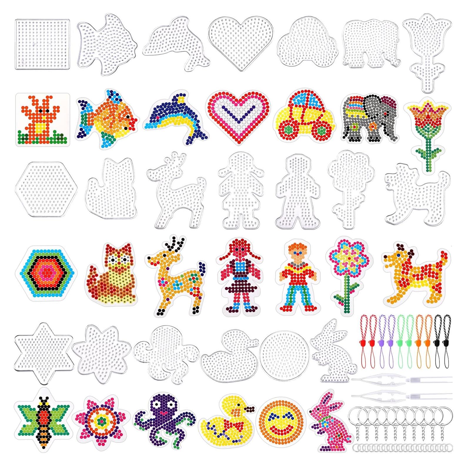 20 Tableros de Perlas de Fusión AUGSUN para Manualidades Niños
