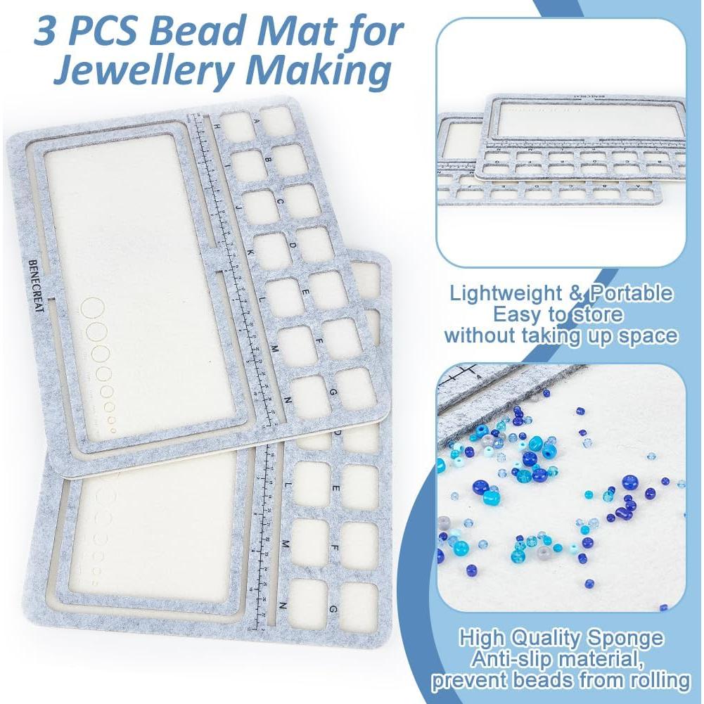 Tableros de Fieltro Rectangulares BENECREAT 30x24cm 3Pcs