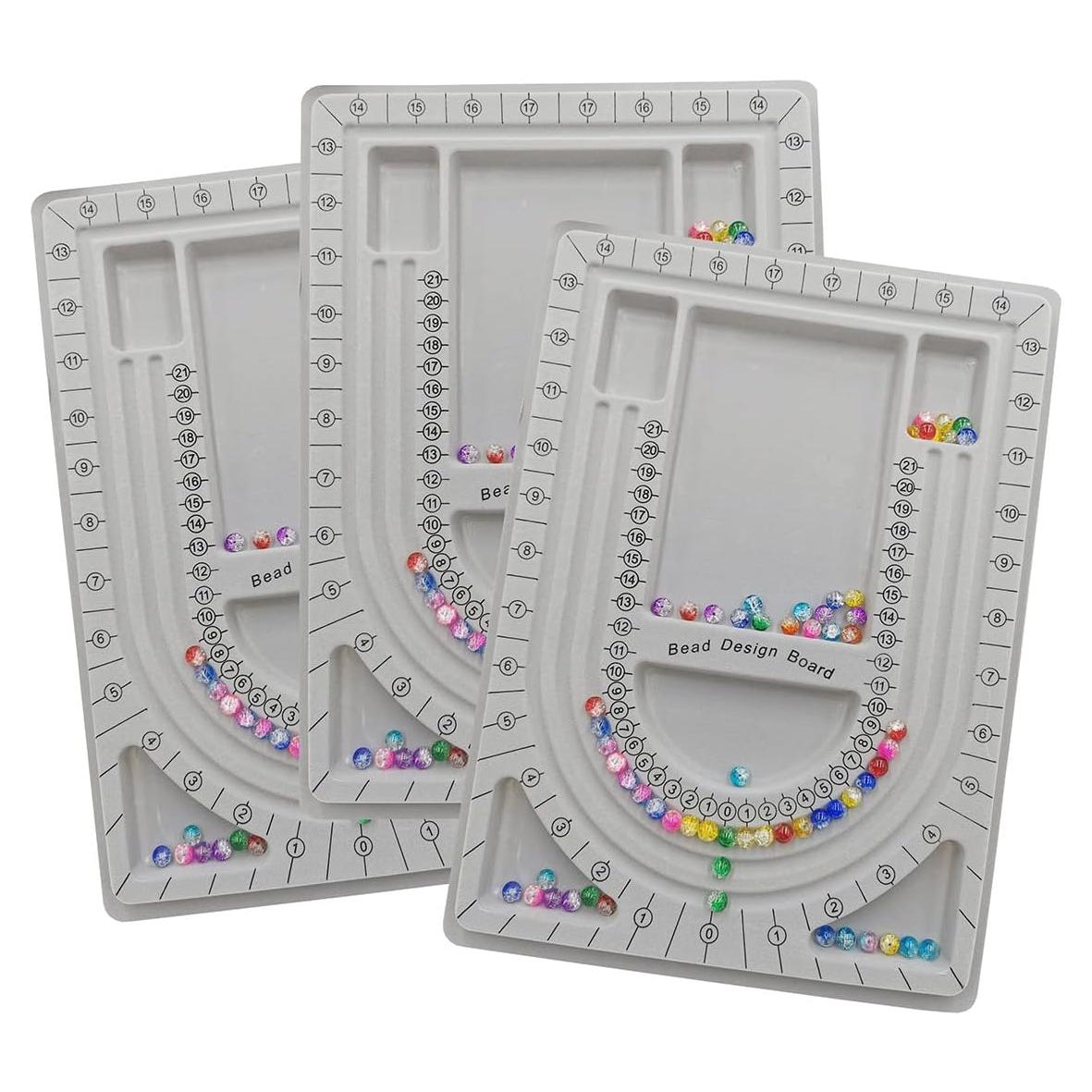 Tablero de Joyería Pangmao 3 Compartimentos 33 cm Fieltro Gris