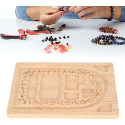 Tablero de cuentas de bambú Dioche - Bandeja para joyas 20x14 cm