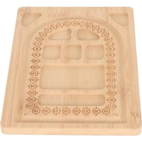 Tablero de cuentas de bambú Dioche - Bandeja para joyas 20x14 cm