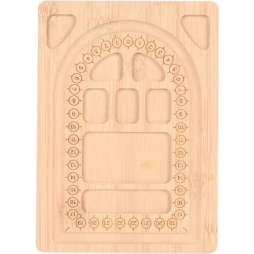Tablero de cuentas de bambú Dioche - Bandeja para joyas 20x14 cm