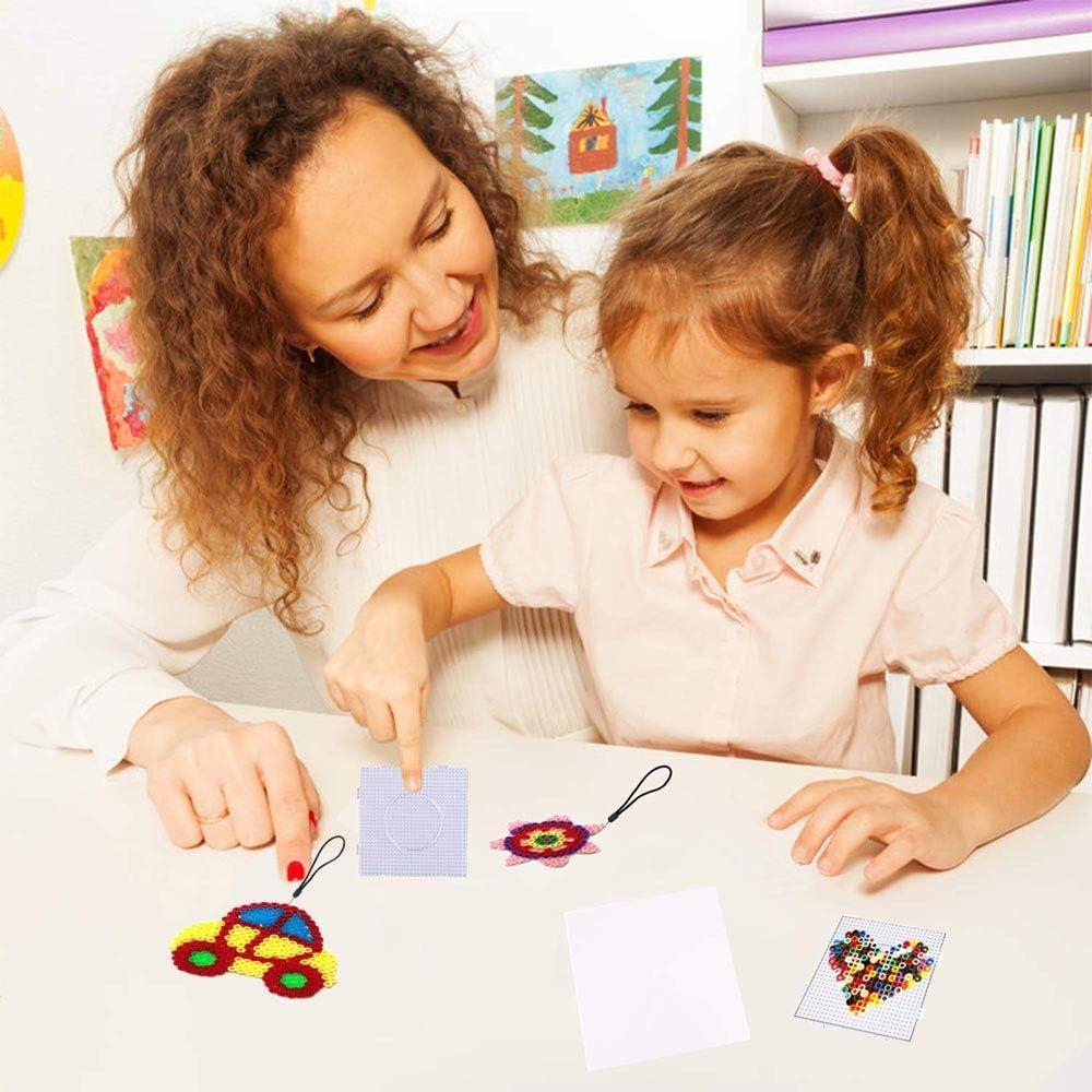 Tableros de Perlas Fuse EGOSKY 6Pcs 14.5x14.5cm Transparentes