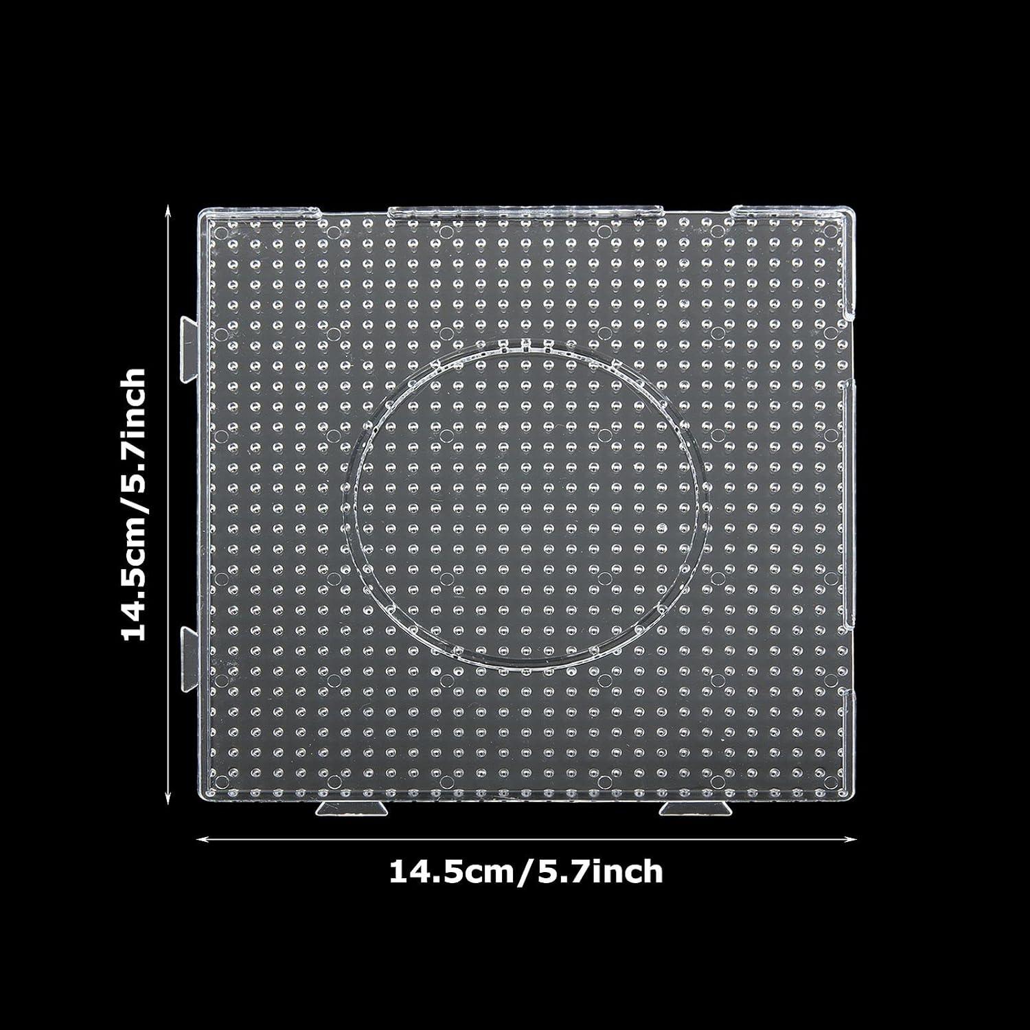 Kits de Tableros de Perlas Fusibles FVIEXE 18 Piezas 14.5 cm