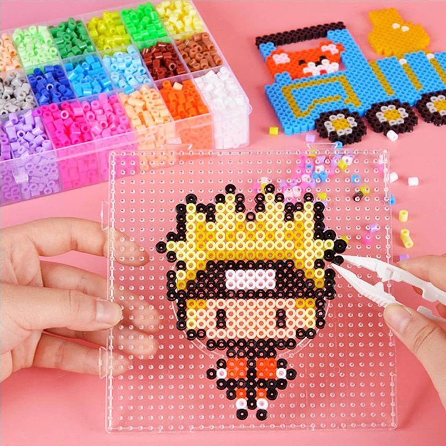 Kits de Tableros de Perlas Fusibles FVIEXE 18 Piezas 14.5 cm