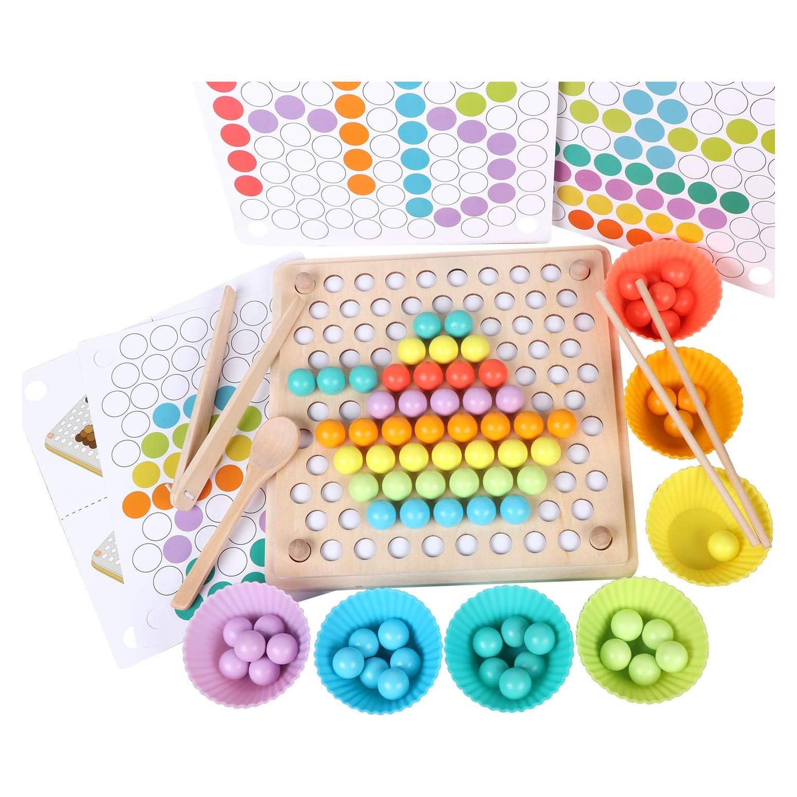 Juego de Clasificación de Colores y Formas QZMTOY - Juguete Montessori