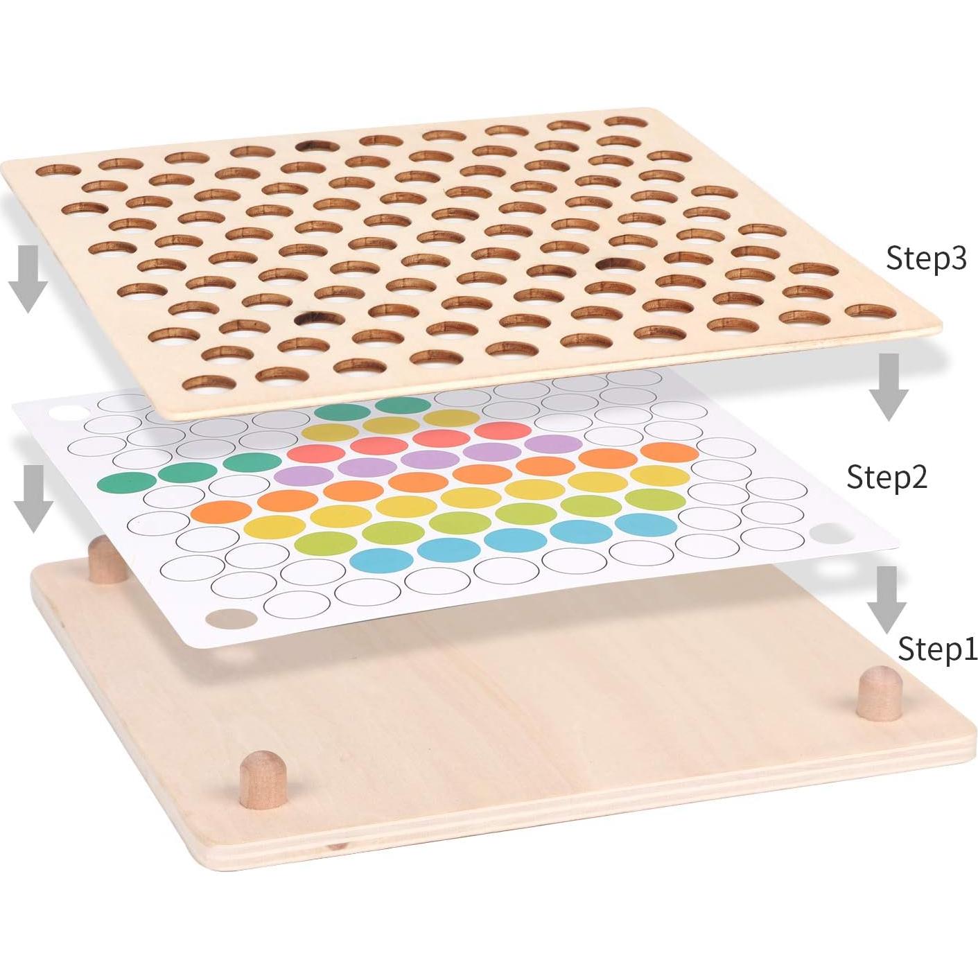 Juego de Clasificación de Colores y Formas QZMTOY - Juguete Montessori
