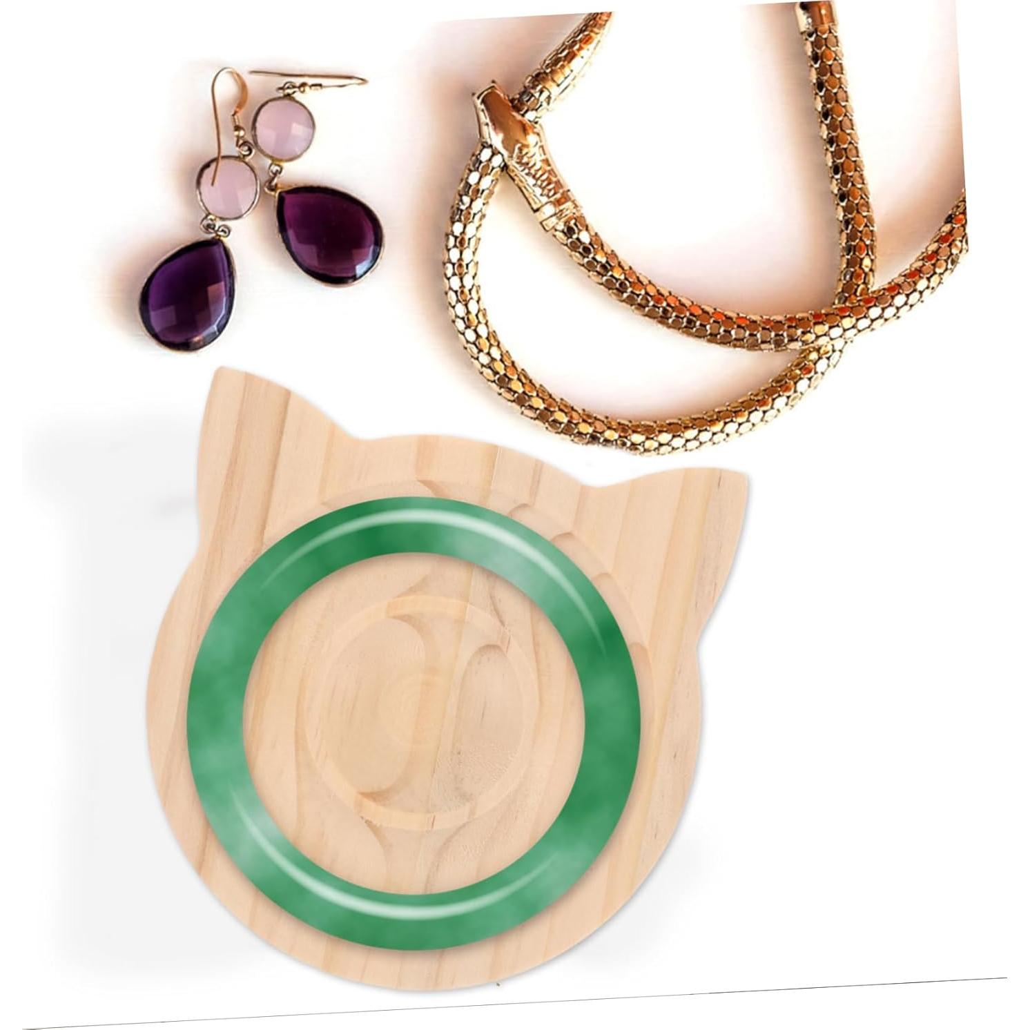 Soporte para Pulseras DOITOOL de Madera de Pino 10.3x9.5cm