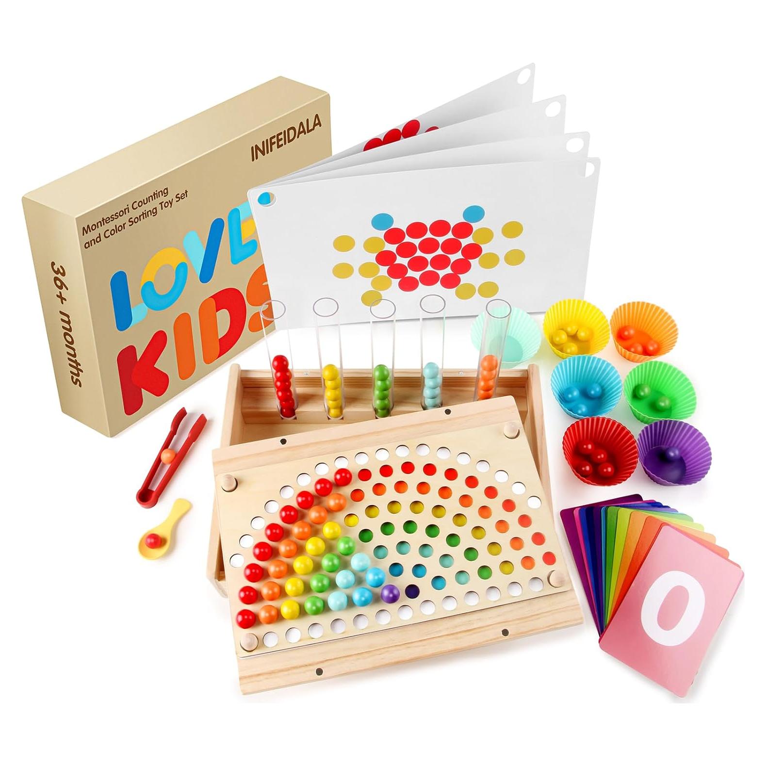 Juguetes Montessori INIFEIDALA de Aprendizaje 3-7 Años