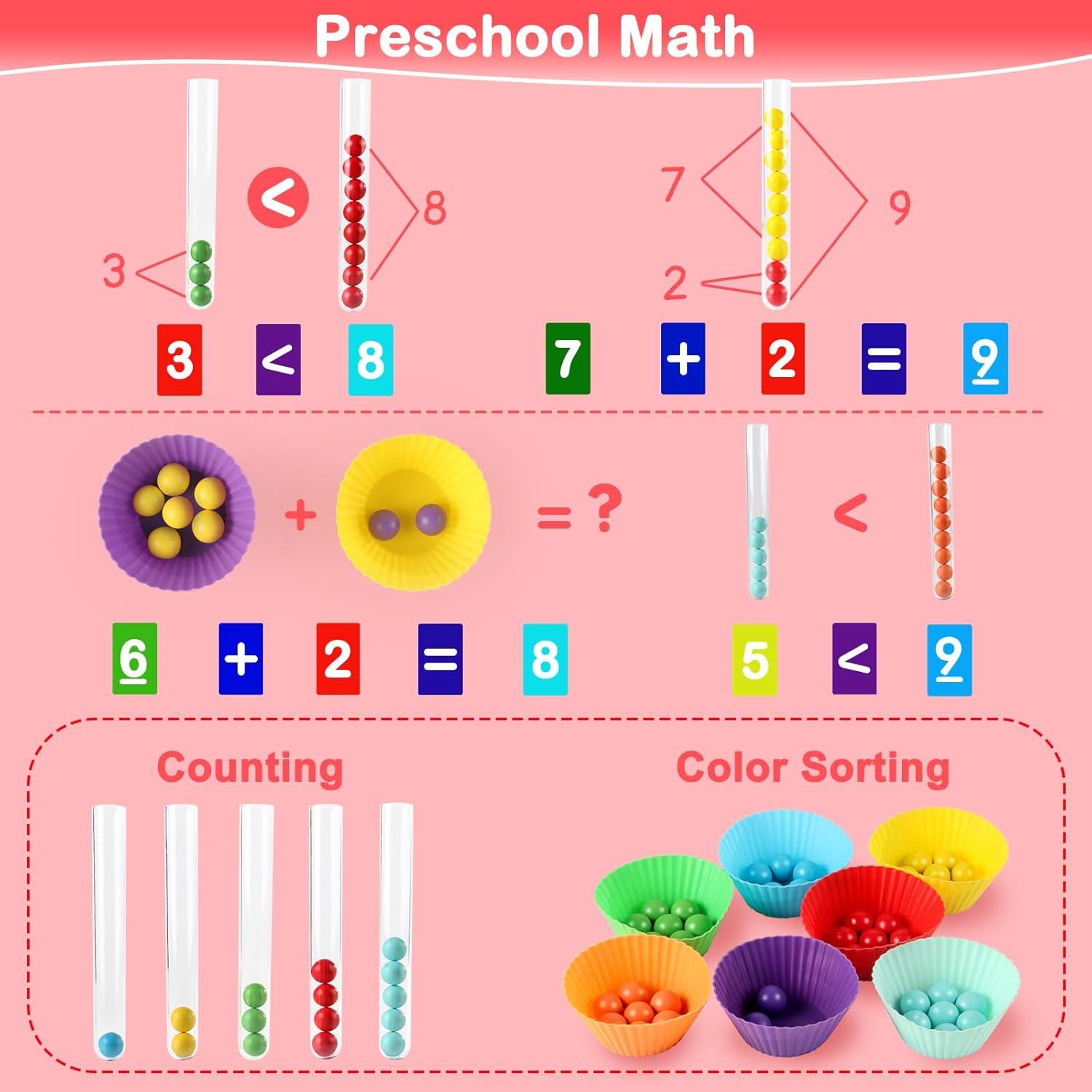 Juguetes Montessori INIFEIDALA de Aprendizaje 3-7 Años