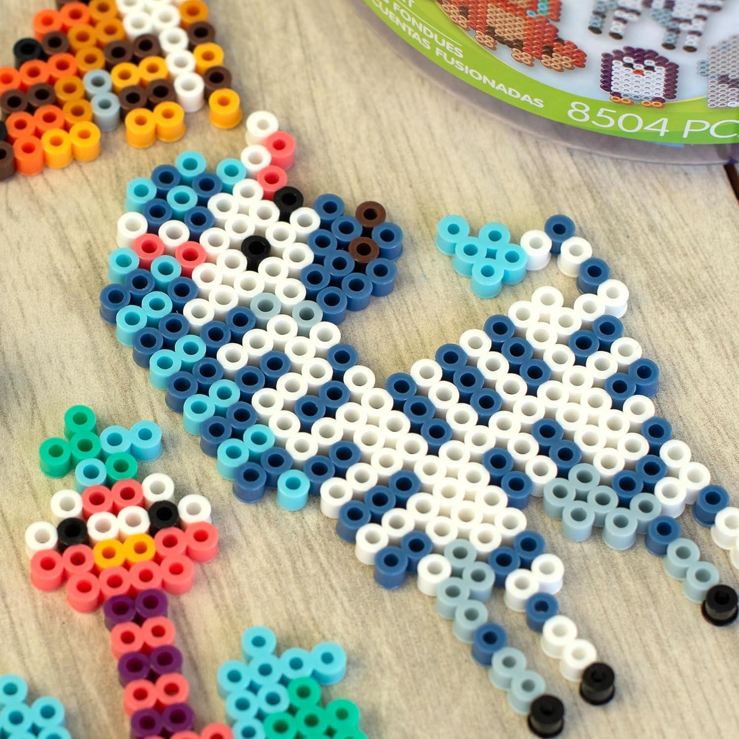 Cubo de Actividad Perler Día en el Zoológico 8504 Piezas