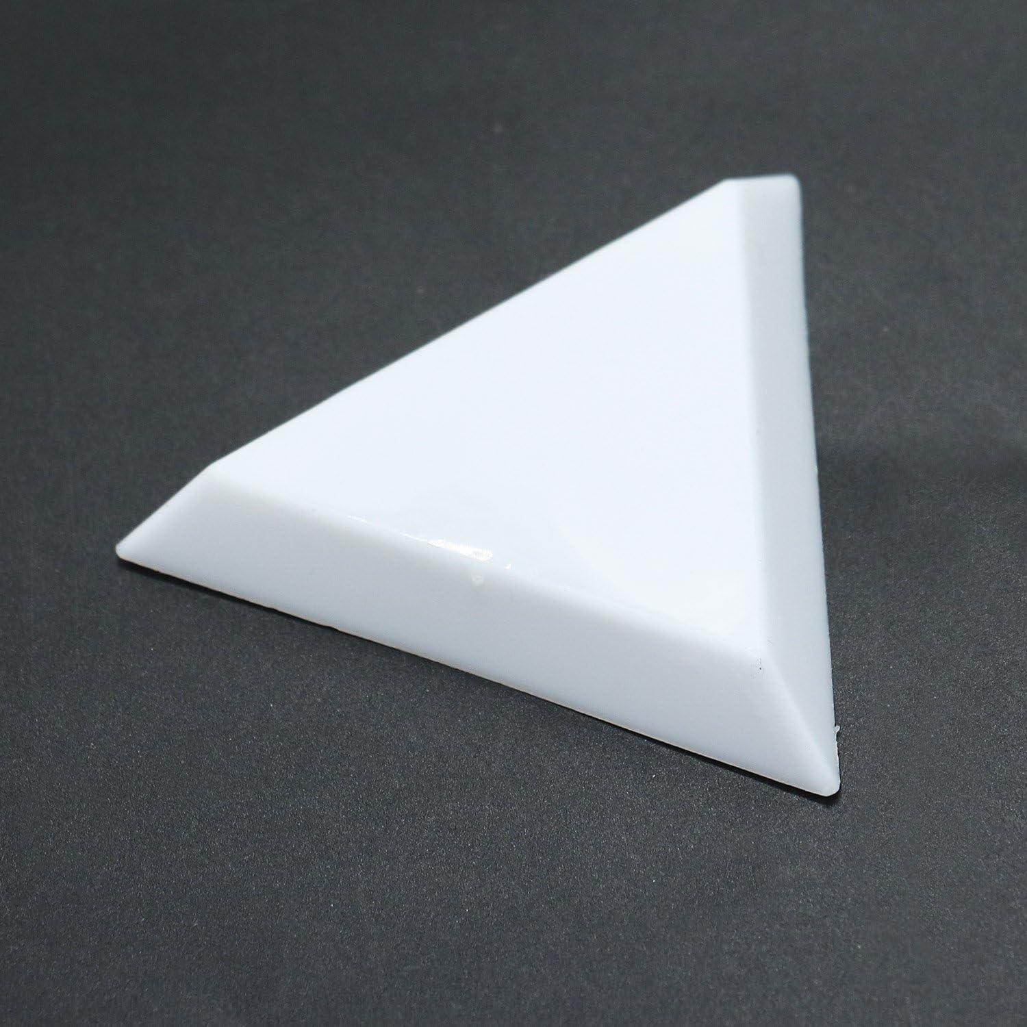 20 Bandejas de Clasificación Triangular Plástico Blanco - bouti1583