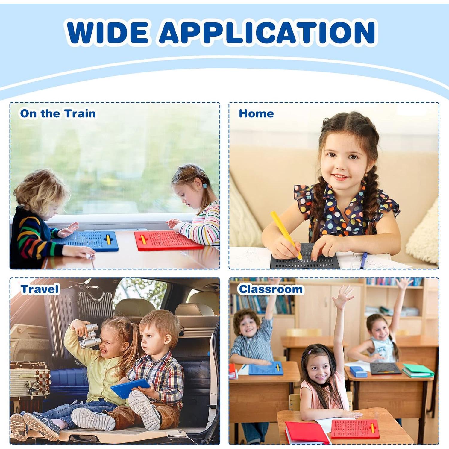 Tablero Magnético de Dibujo Yexiya 3 Pcs 17.78x21.59 cm