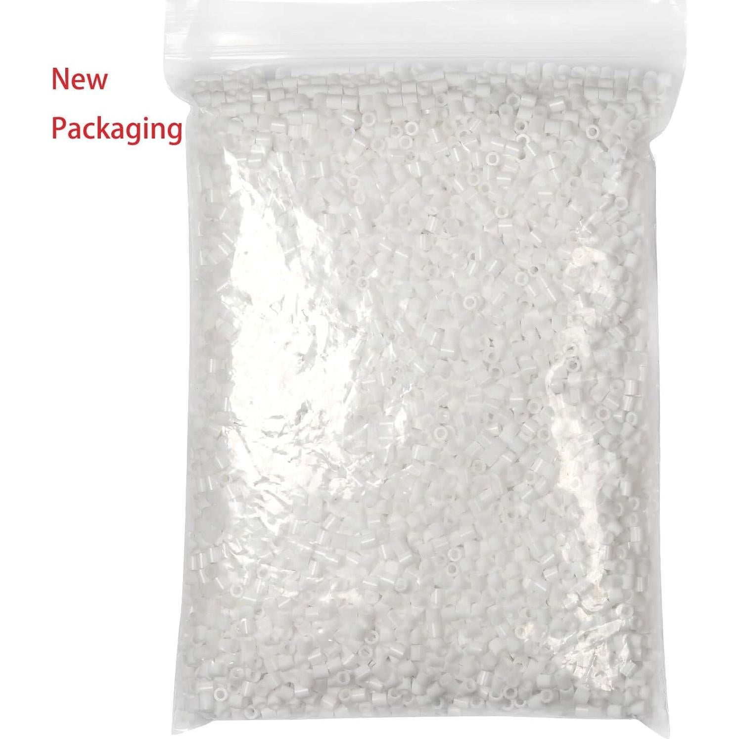 Perlas Fundibles BANCHELLE 7000 PCS 5 mm Plástico Blanco