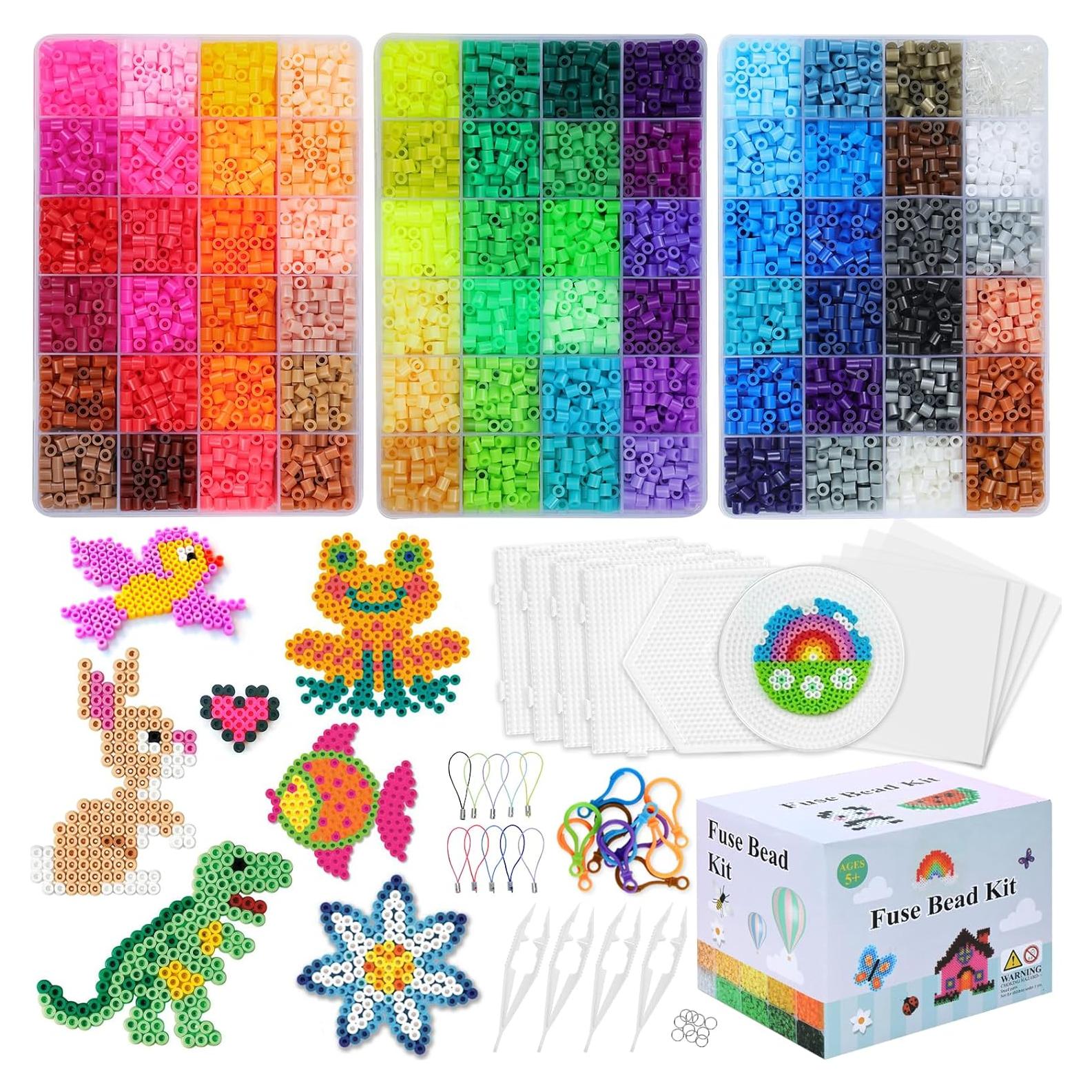 Kit de Perlas de Fusión QUEFE 15000 Piezas 72 Colores 5mm