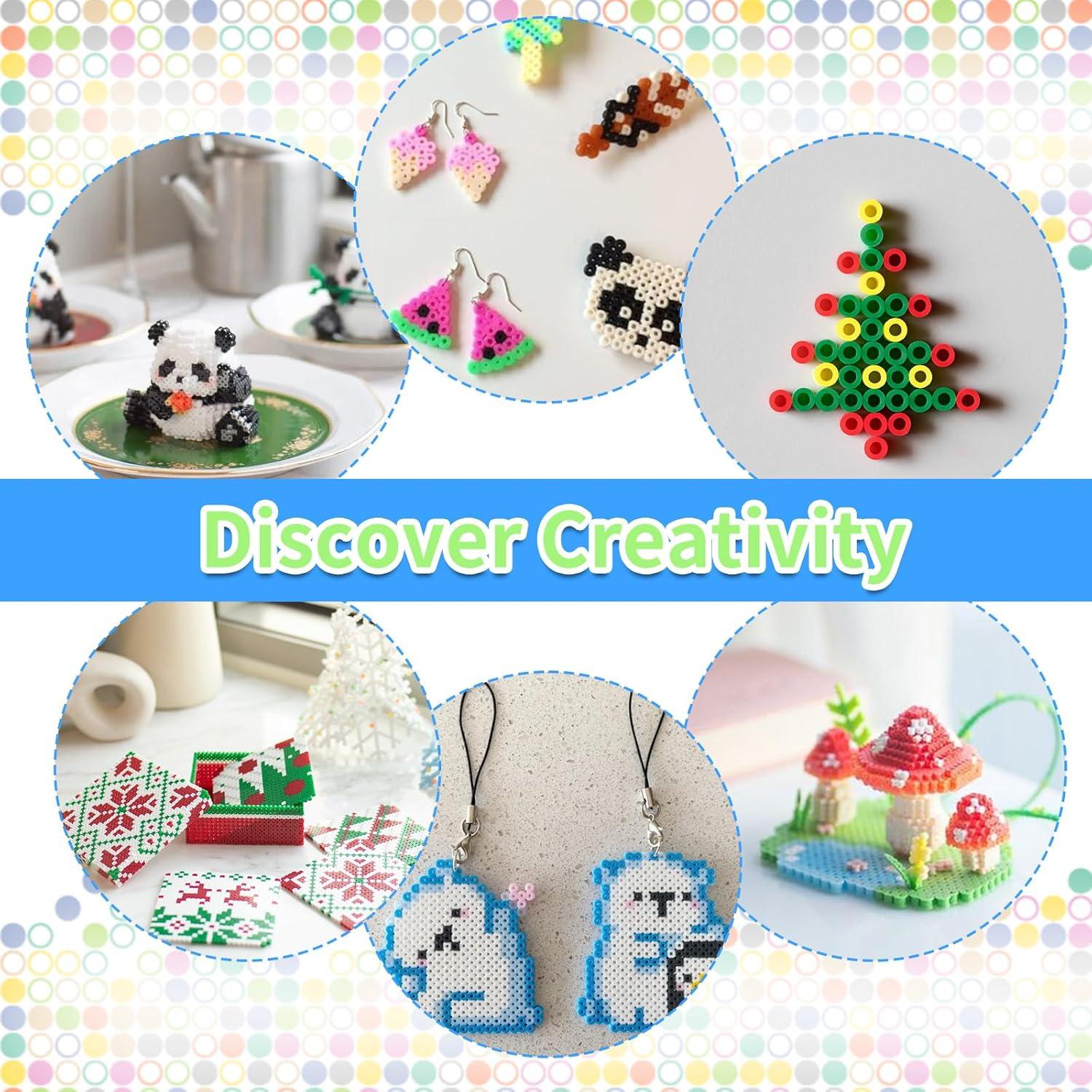 Kit de Manualidades Quefe 11800pcs con Perlas de Fusión 5mm