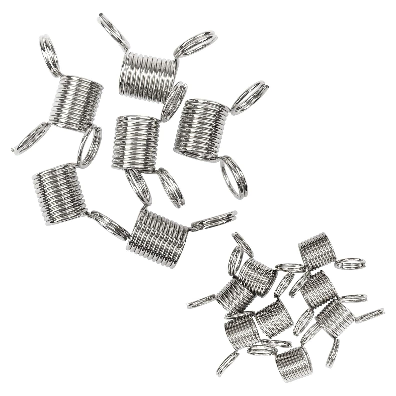 14 Clips de Cuerda para Perlas INDIVSHOW - 6 Grandes y 8 Pequeños