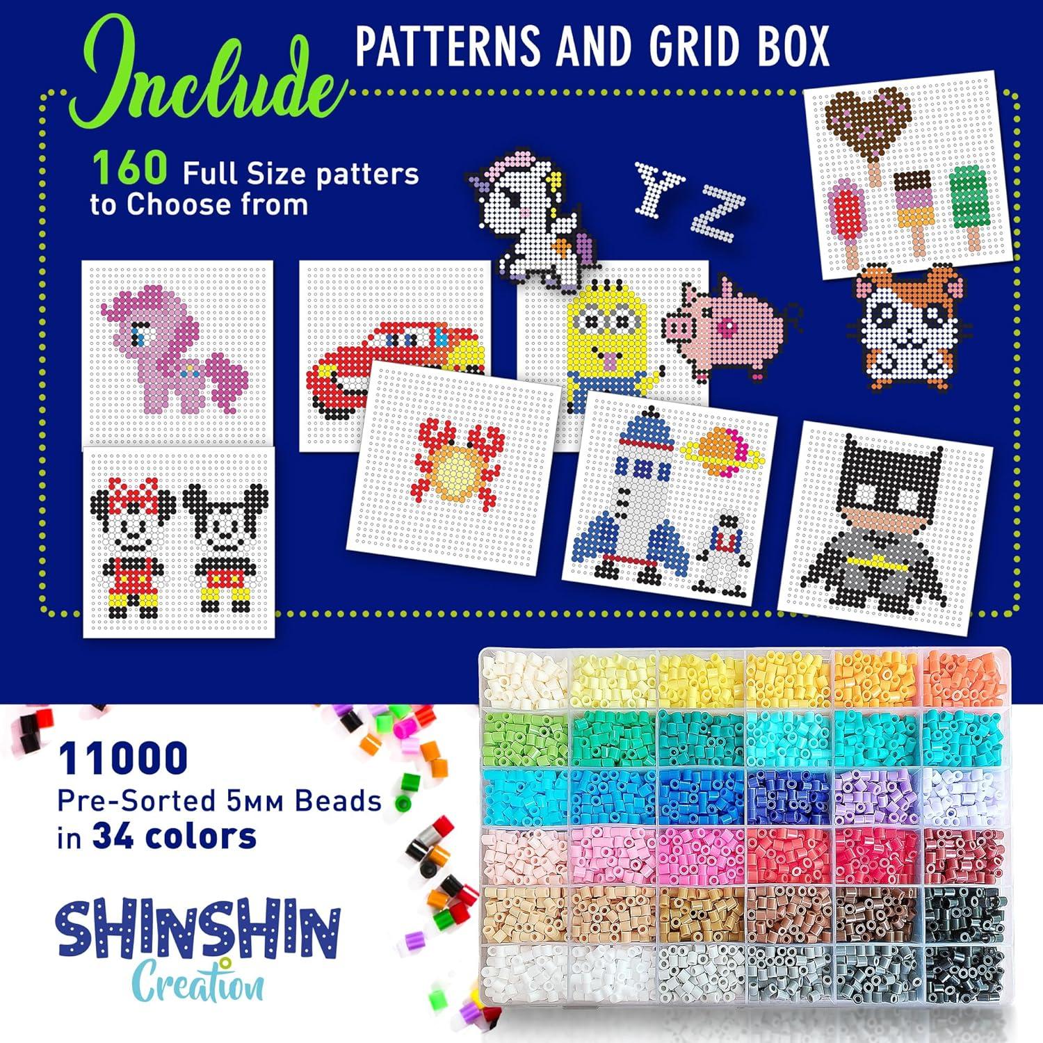Kit de Cuentas de Fusión XL Shinshin Creation - 11000 Piezas