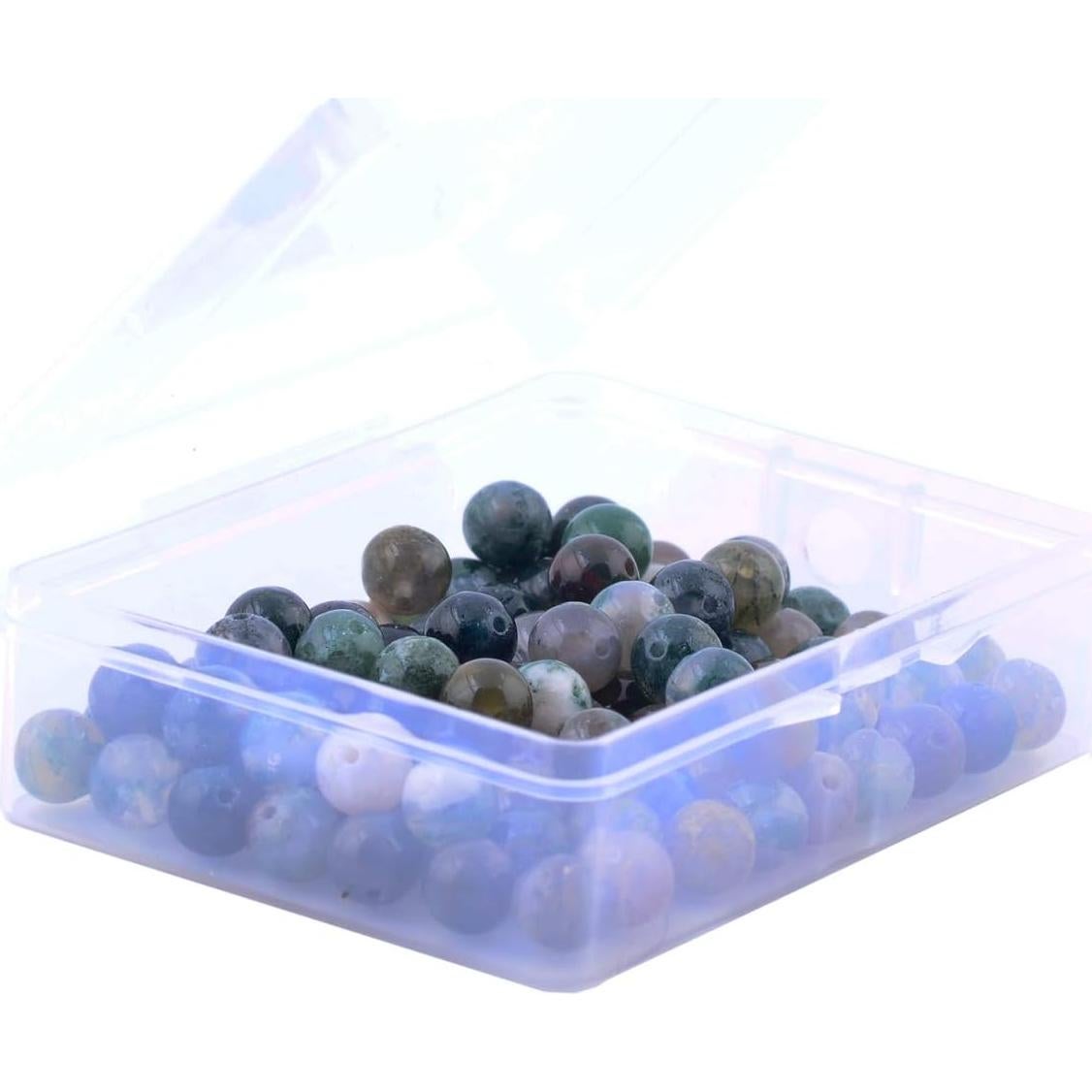 Cuentas de Piedra Natural Cmidy 100pcs 8mm Ágata India Verde