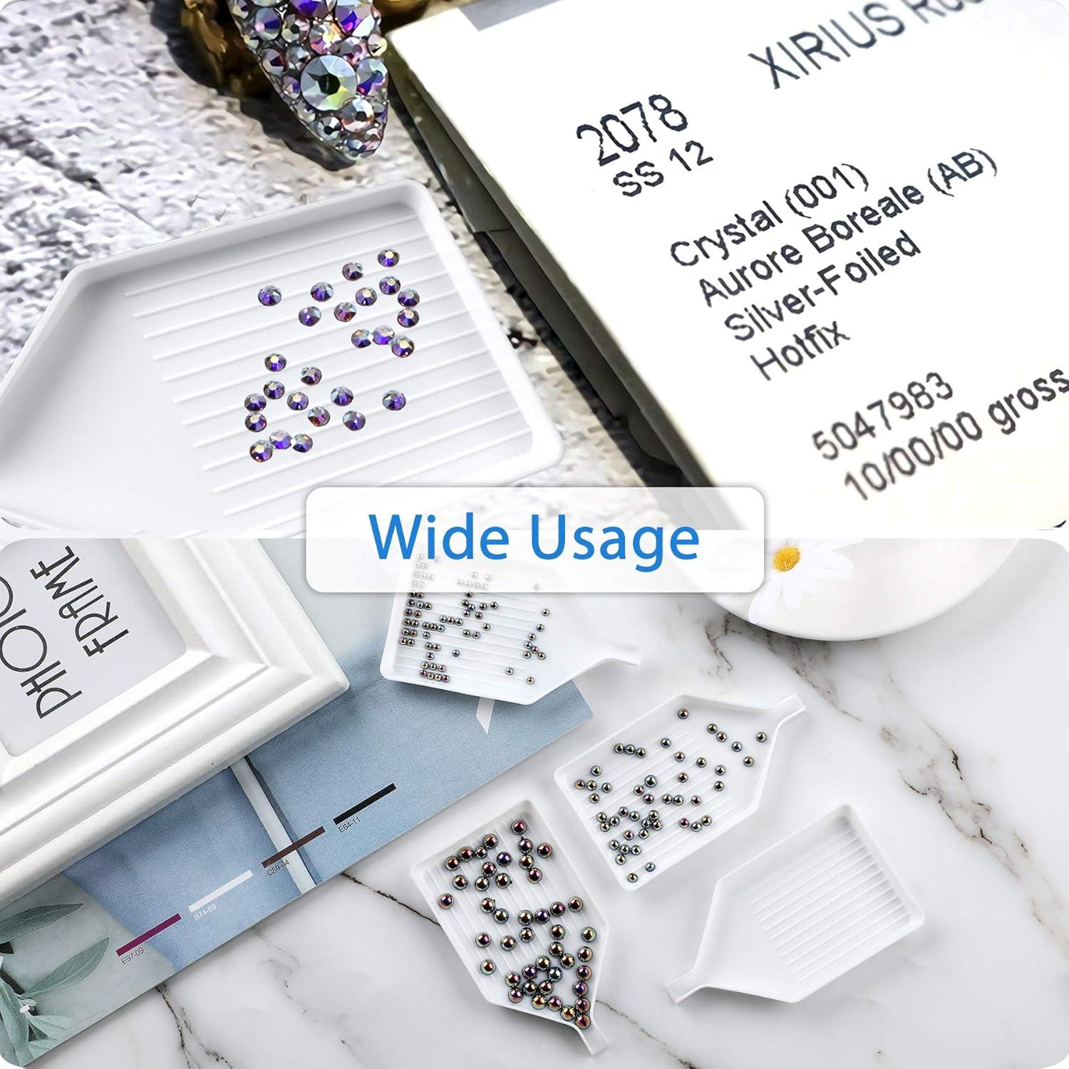 20 Bandejas de Clasificación de Perlas FEBSNOW 9.7x5.6 cm