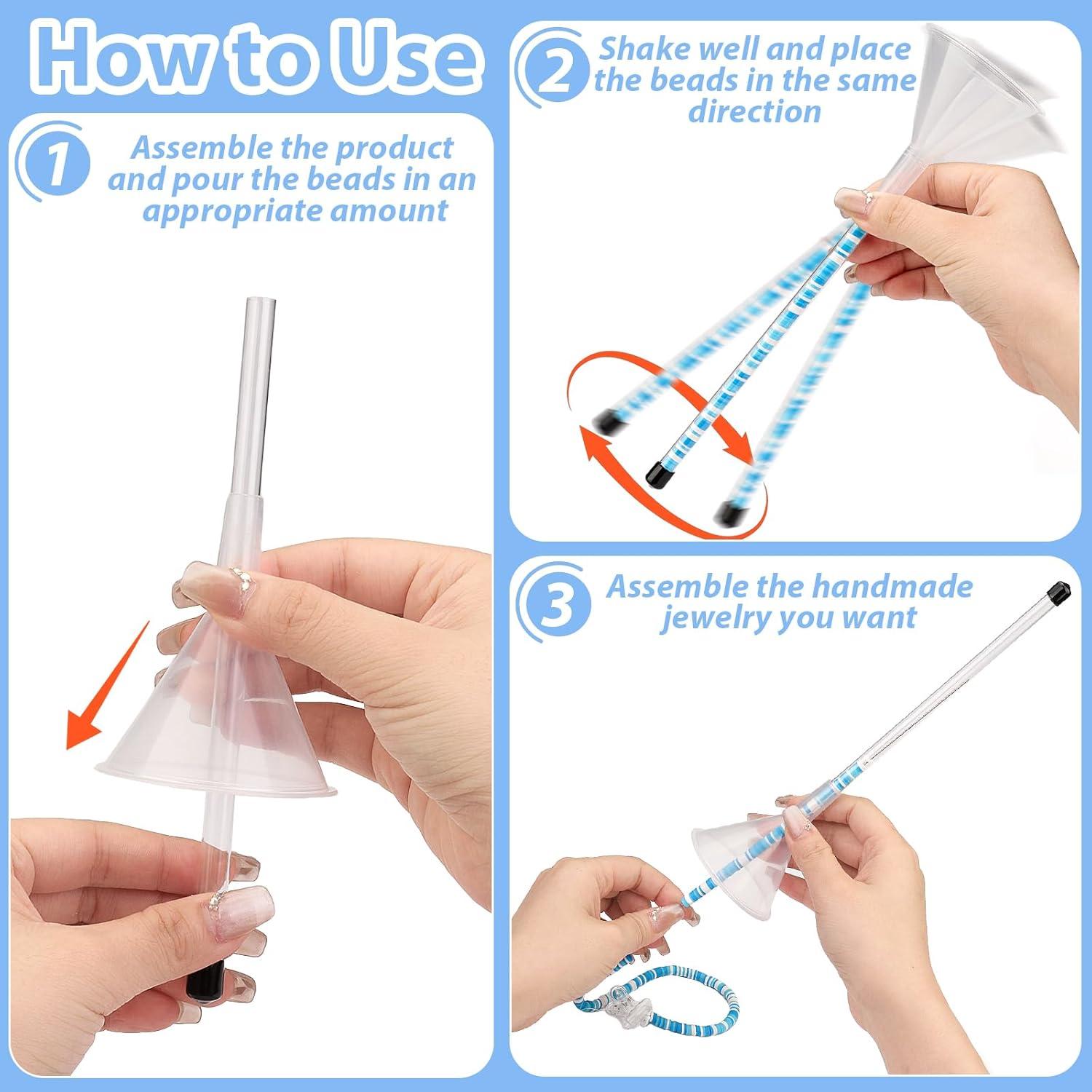 Kit de Embudos y Agujas para Cuentas de Arcilla FOWSRHRG
