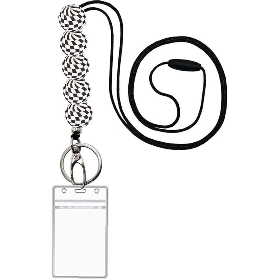 30 Perlas de Silicona Diseño Ajedrez 15mm para Manualidades