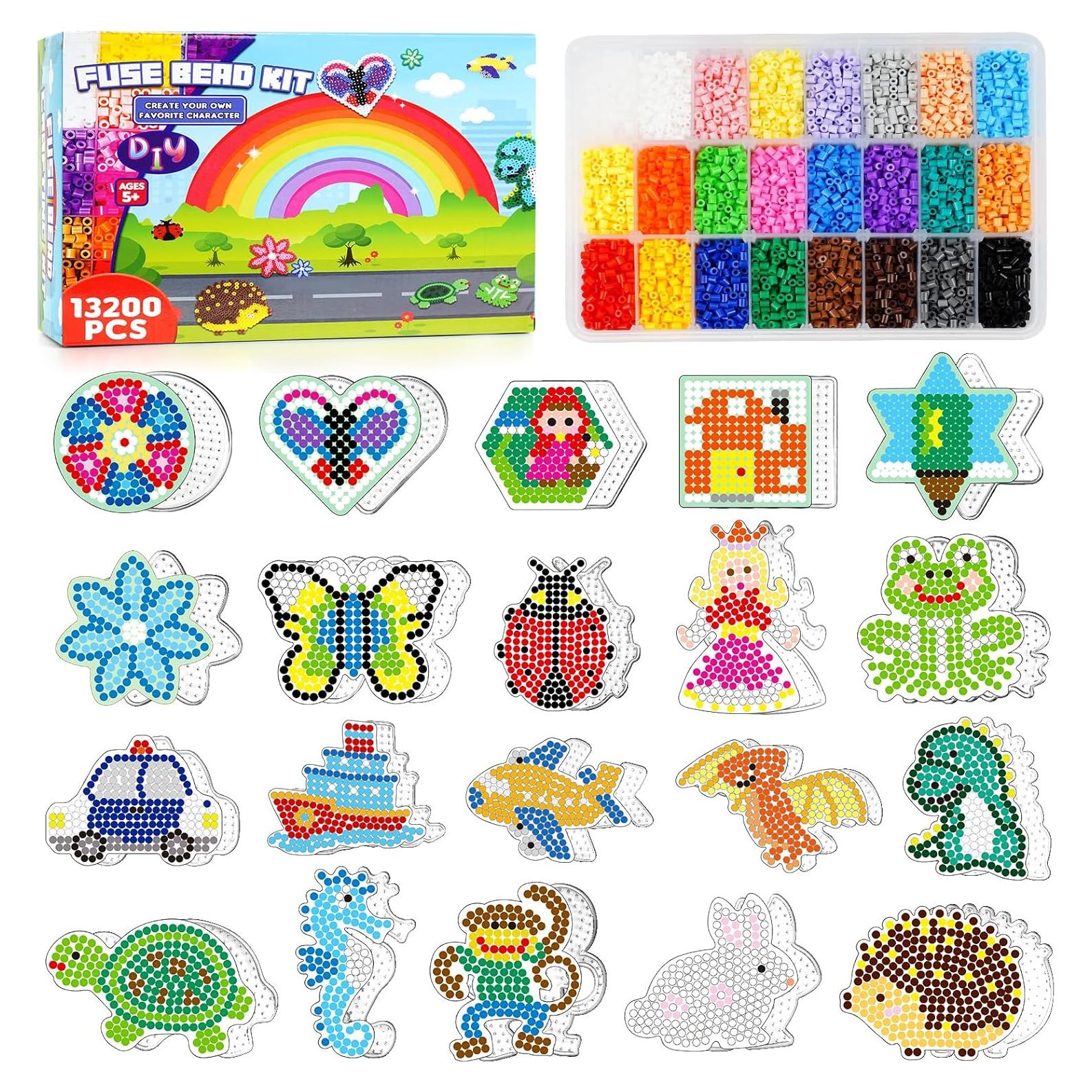 Kit de Perlas de Fusión FUNZBO 13200 pcs con Tableros