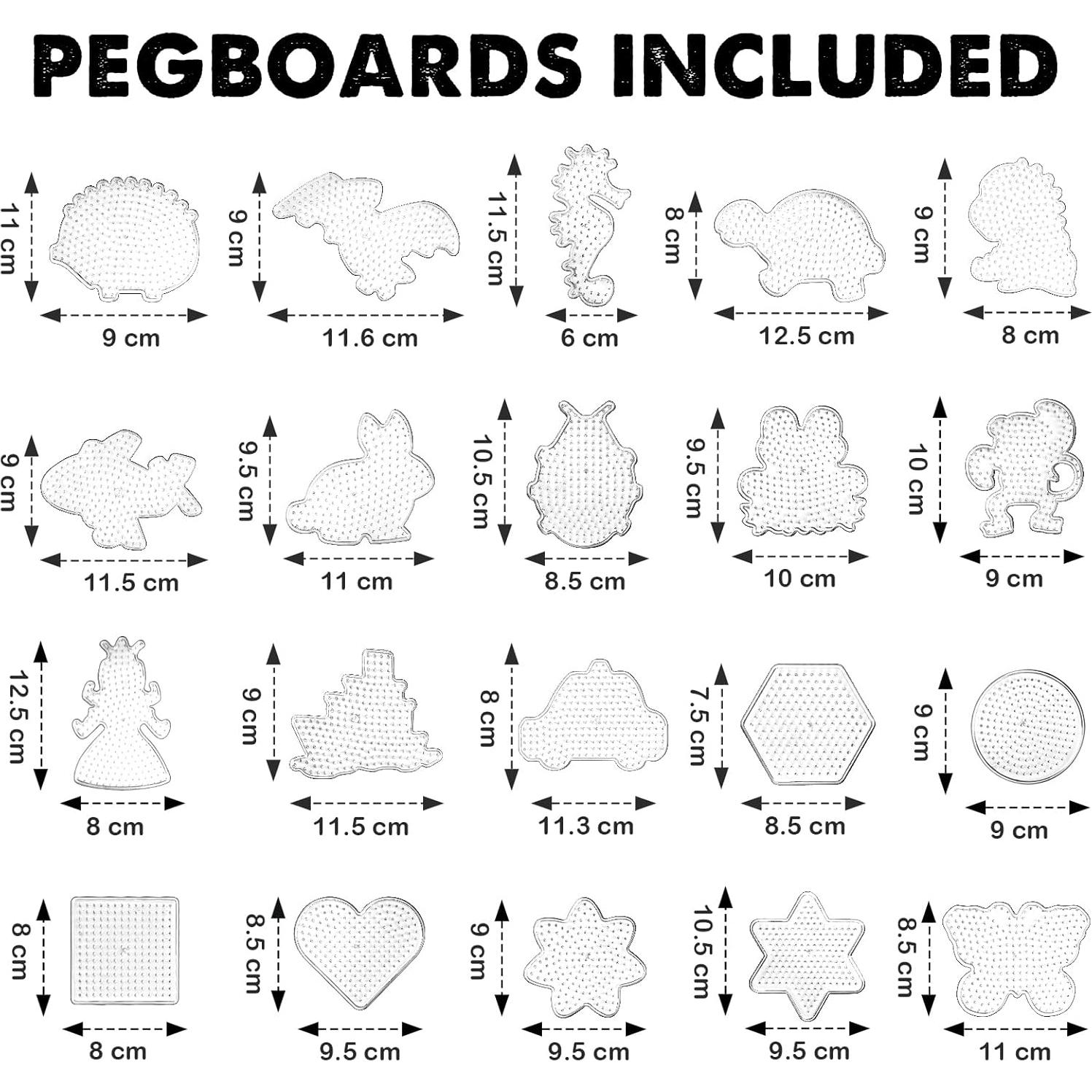 Kit de Perlas de Fusión FUNZBO 13200 pcs con Tableros