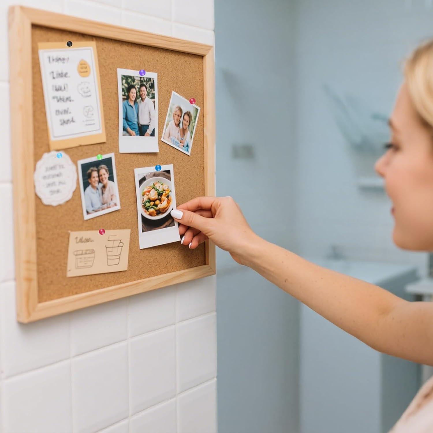 1200 Chinchetas Multicolor EllaYIDOI - 3.2 mm Cabeza de Perlas