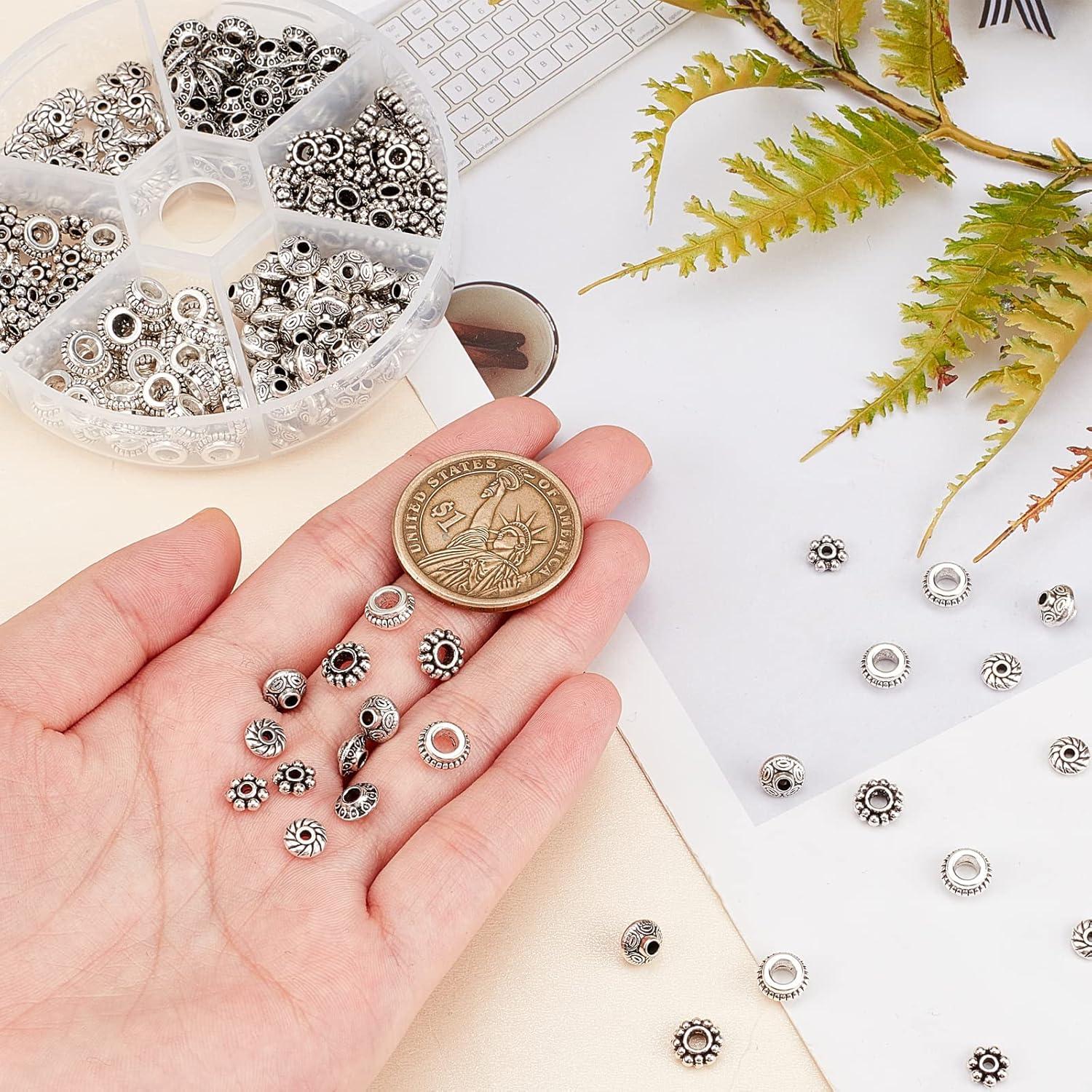 300 Piezas Espaciadores de Perlas Antiguas PH PandaHall