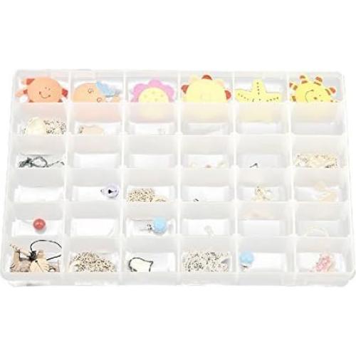 Organizador de Joyería JDYYICZ Transparente 36 Compartimentos