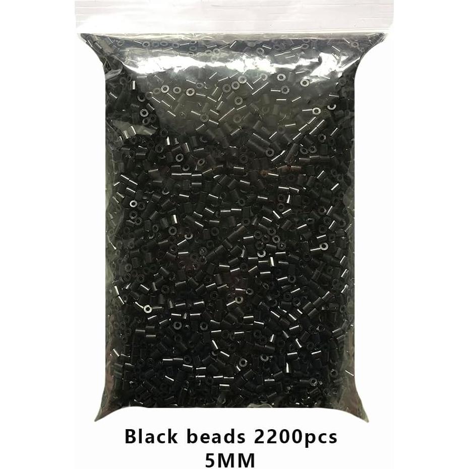 Perlas Fusibles 5MM ZLLBTMO 4400pcs Blancas y Negras