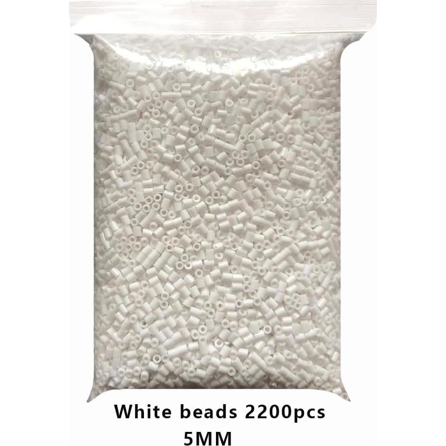 Perlas Fusibles 5MM ZLLBTMO 4400pcs Blancas y Negras