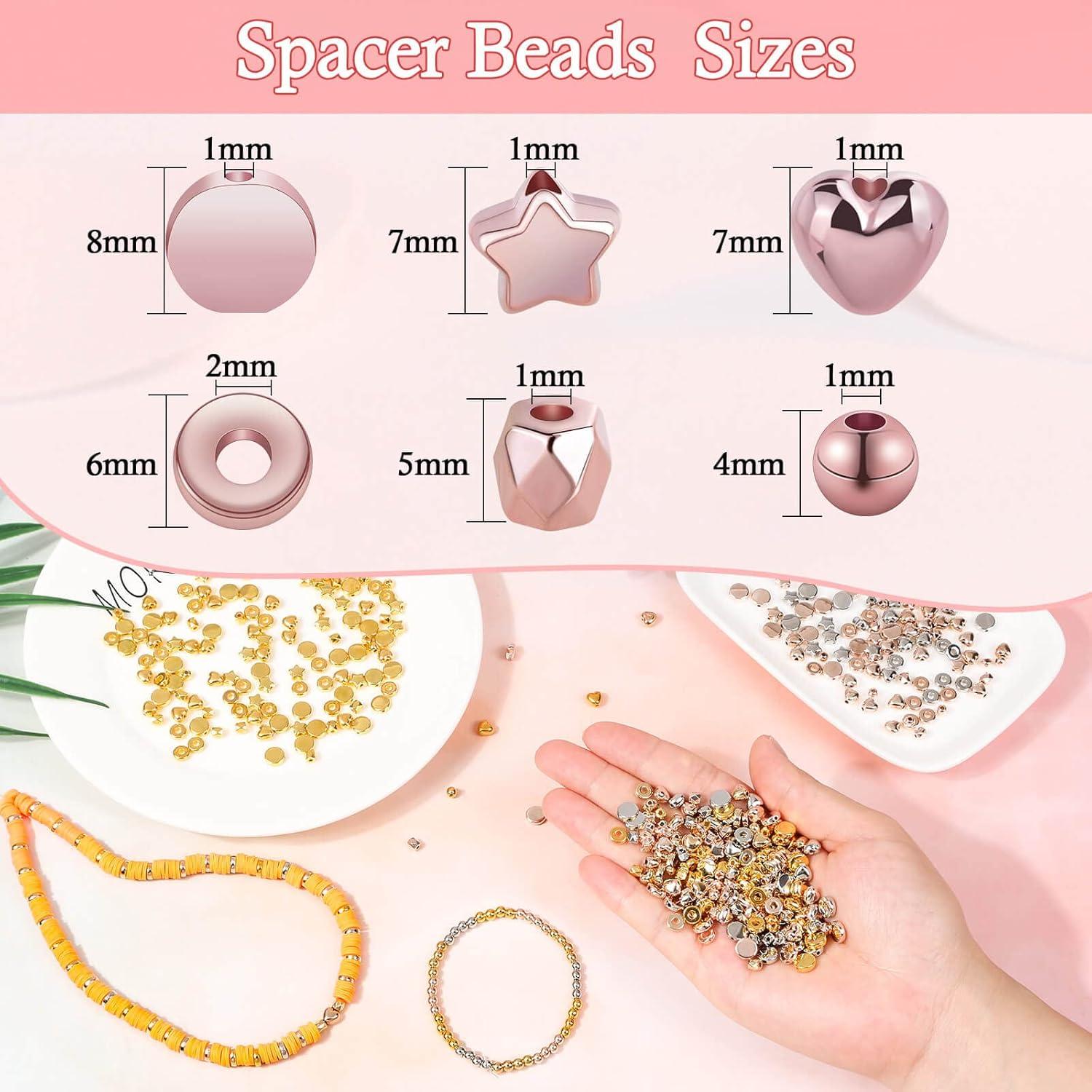 2160 Piezas Perlas Espaciadoras Selizo para Joyería DIY