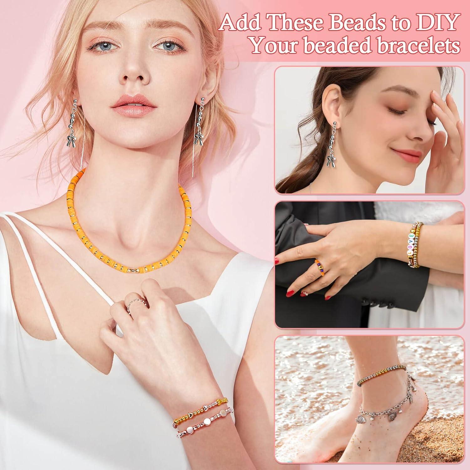 2160 Piezas Perlas Espaciadoras Selizo para Joyería DIY