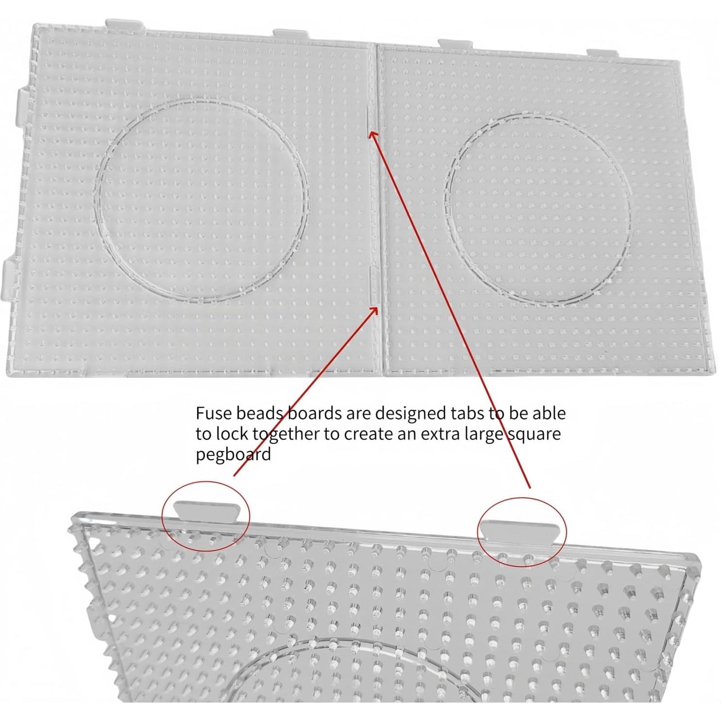 Set de 40 Piezas Tableros de Perlas Fuse WHZAZGW 5 mm
