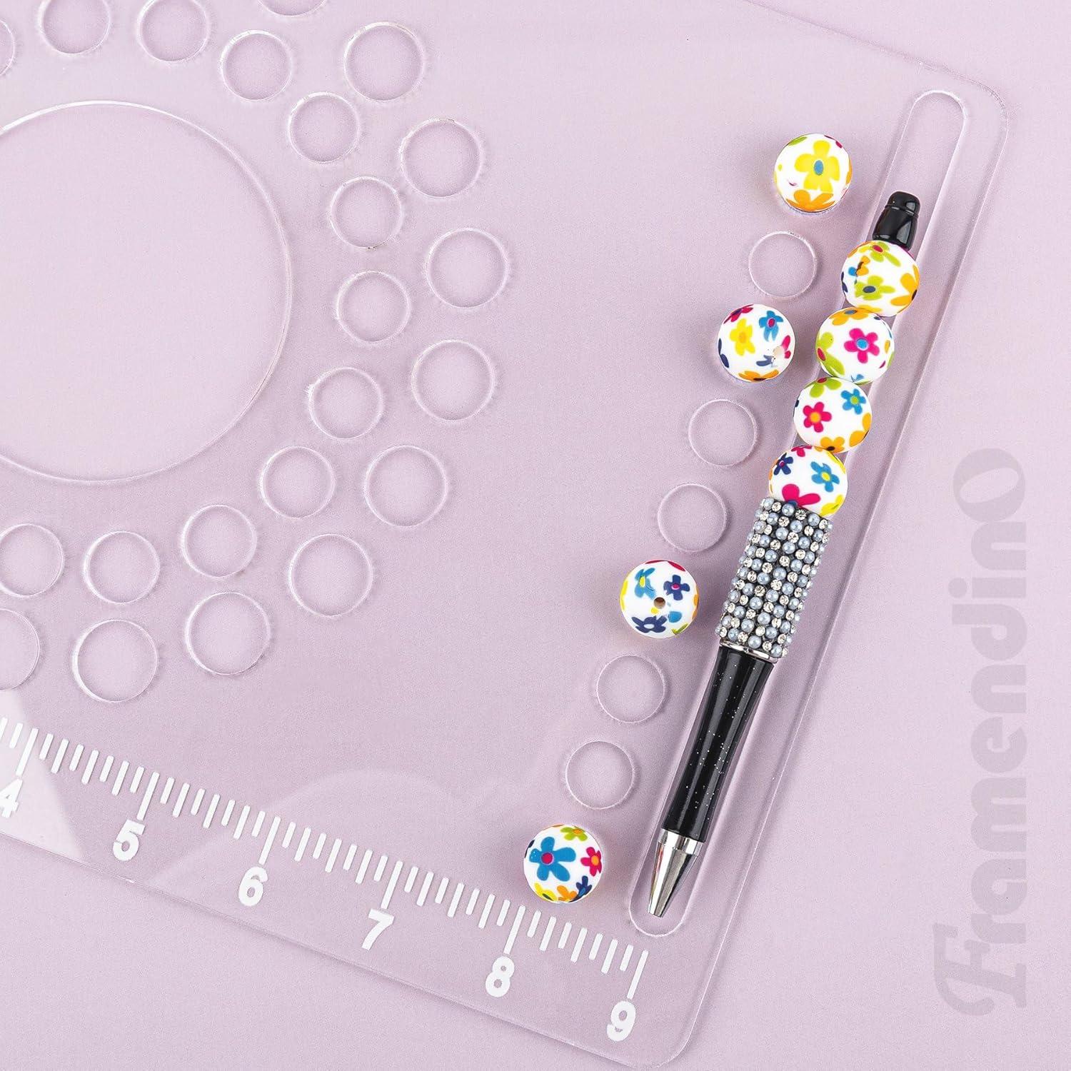 Tablero de Diseño de Perlas Framendino Acrílico 24.5x20.5cm