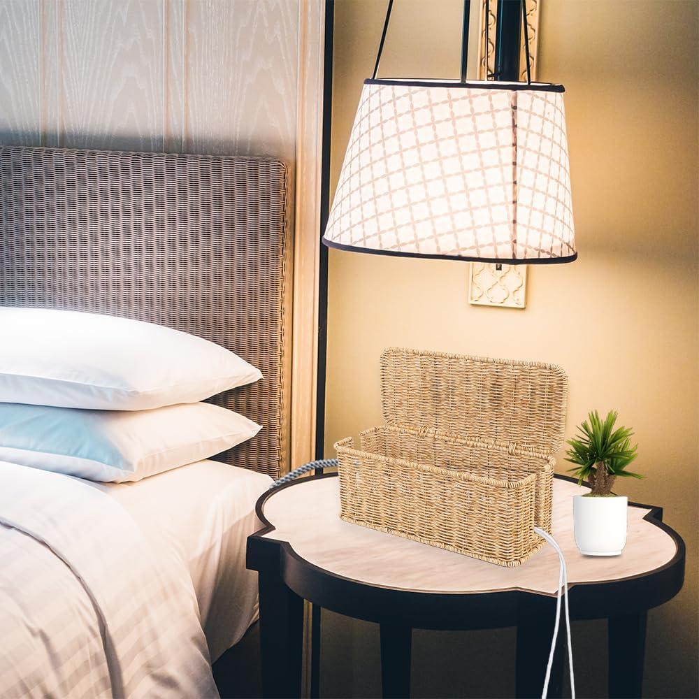 Caja Organizador de Cables Cantalop Natural 33x13x13 cm