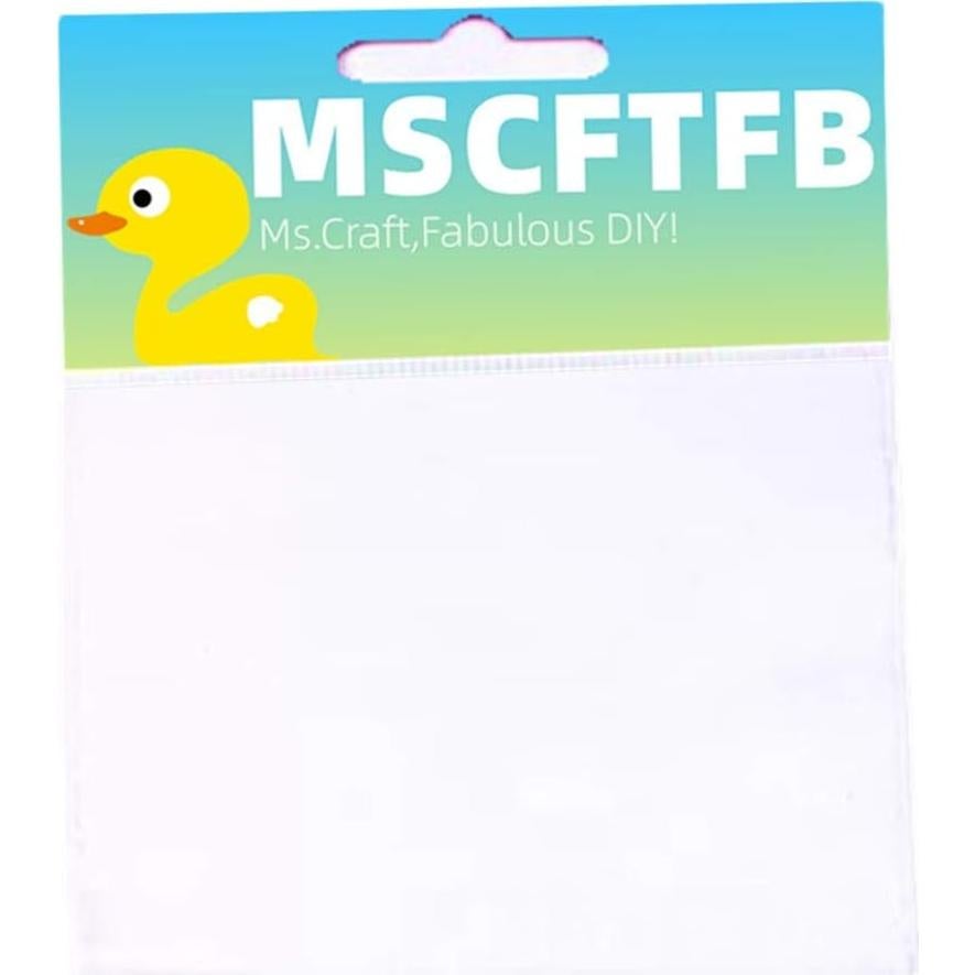 120 Discos de Madera Redondos MSCFTFB 11.43 cm Blancos DIY