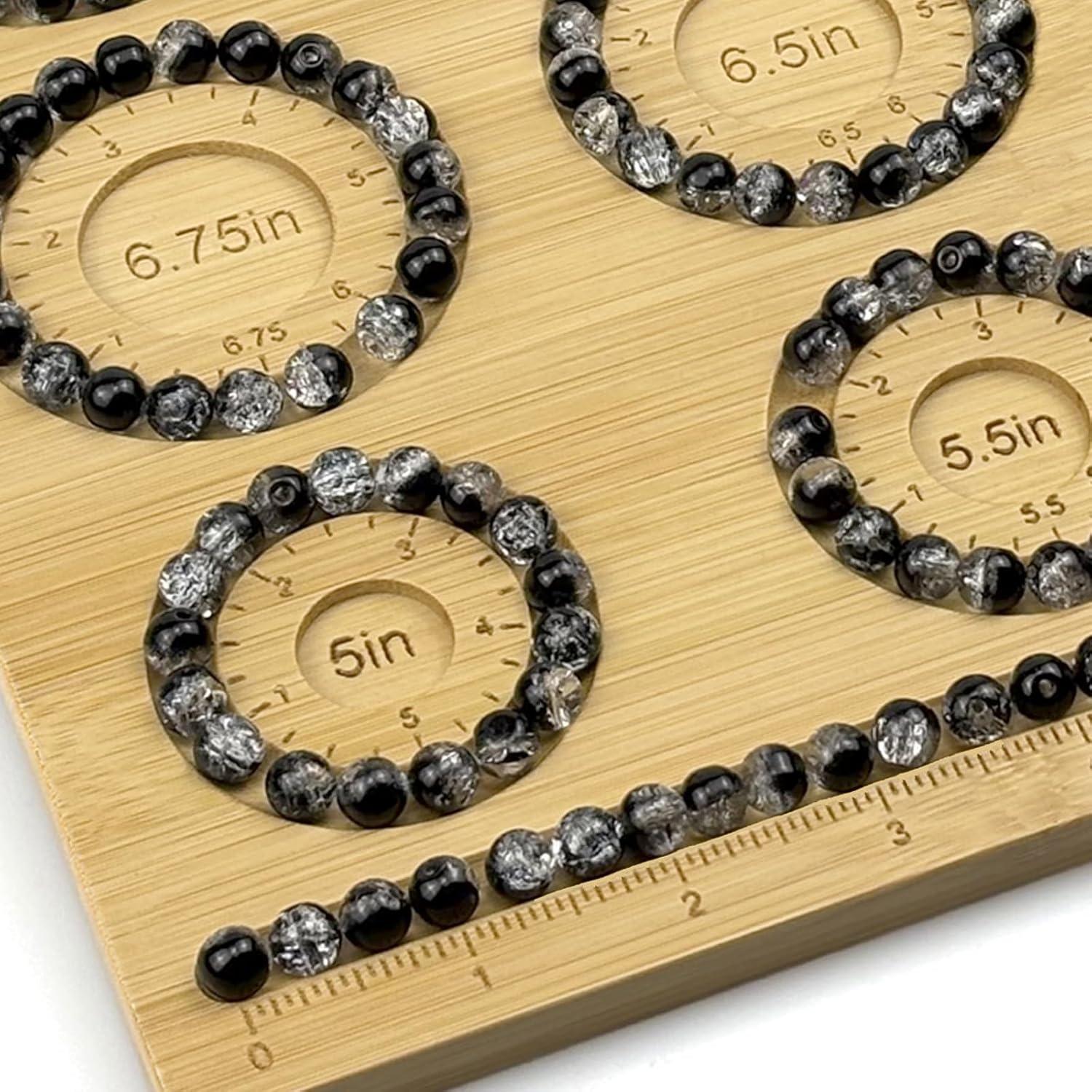 Tablero de Cuentas Petoysoso de Bambú para Joyas 24x24 cm