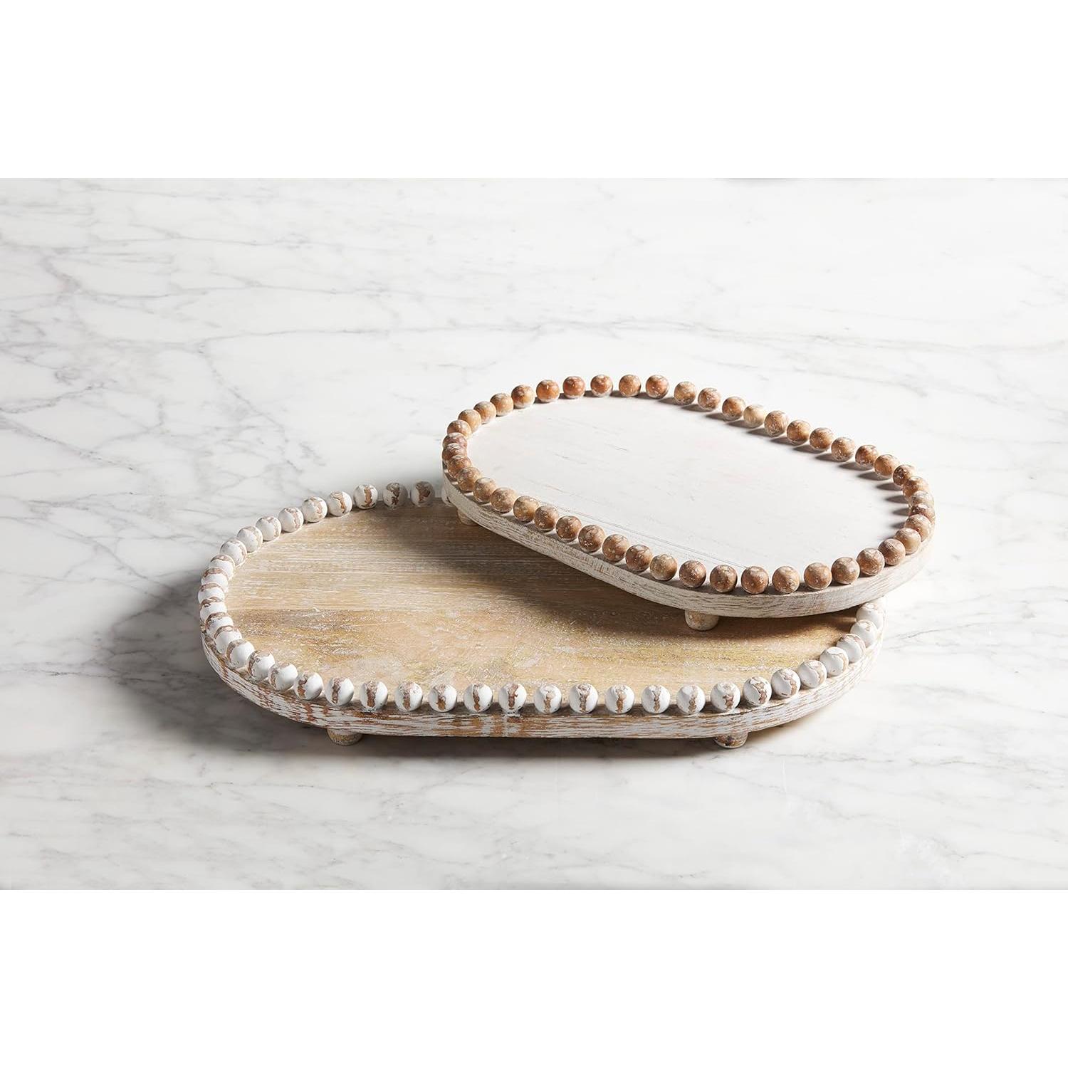 Juego de 2 Tablas de Madera Mud Pie con Bordes Dimensionales