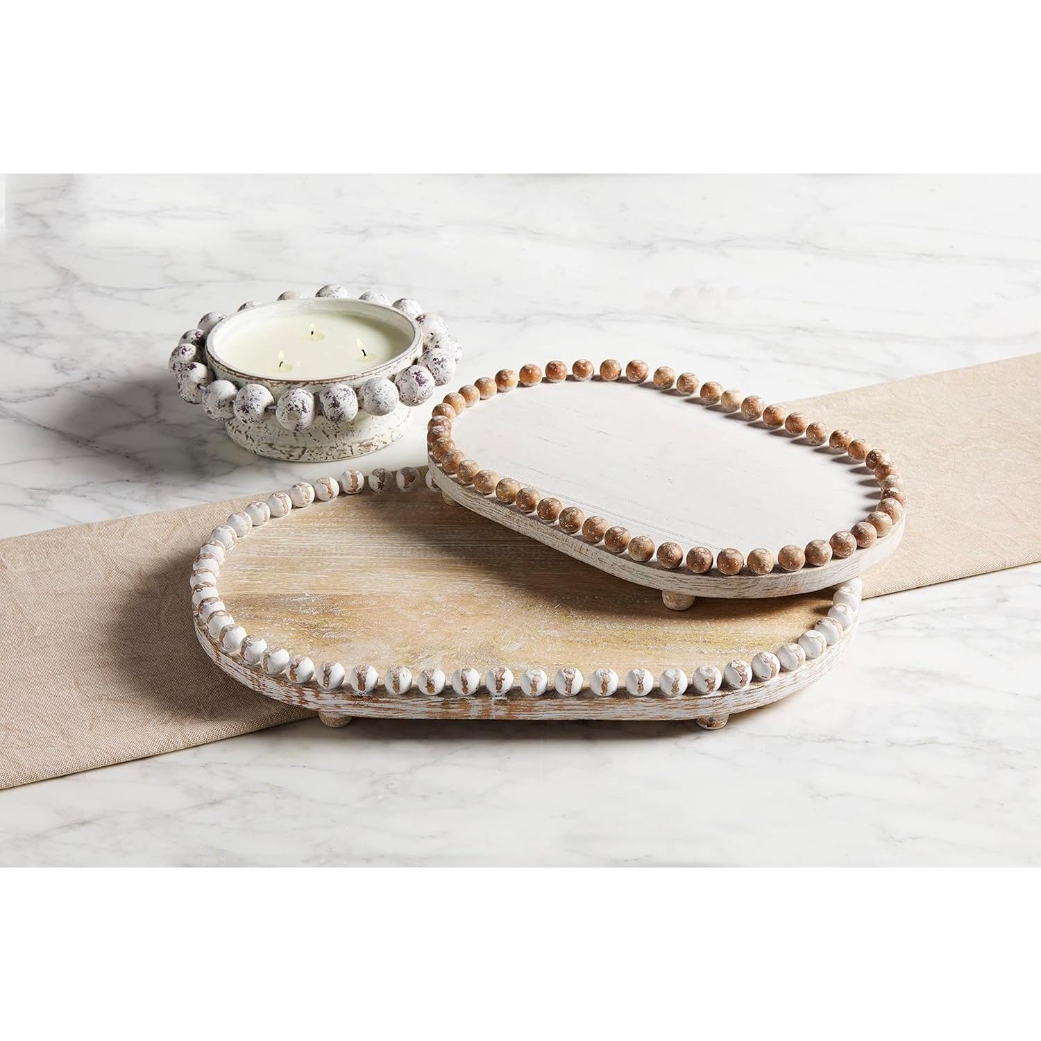 Juego de 2 Tablas de Madera Mud Pie con Bordes Dimensionales