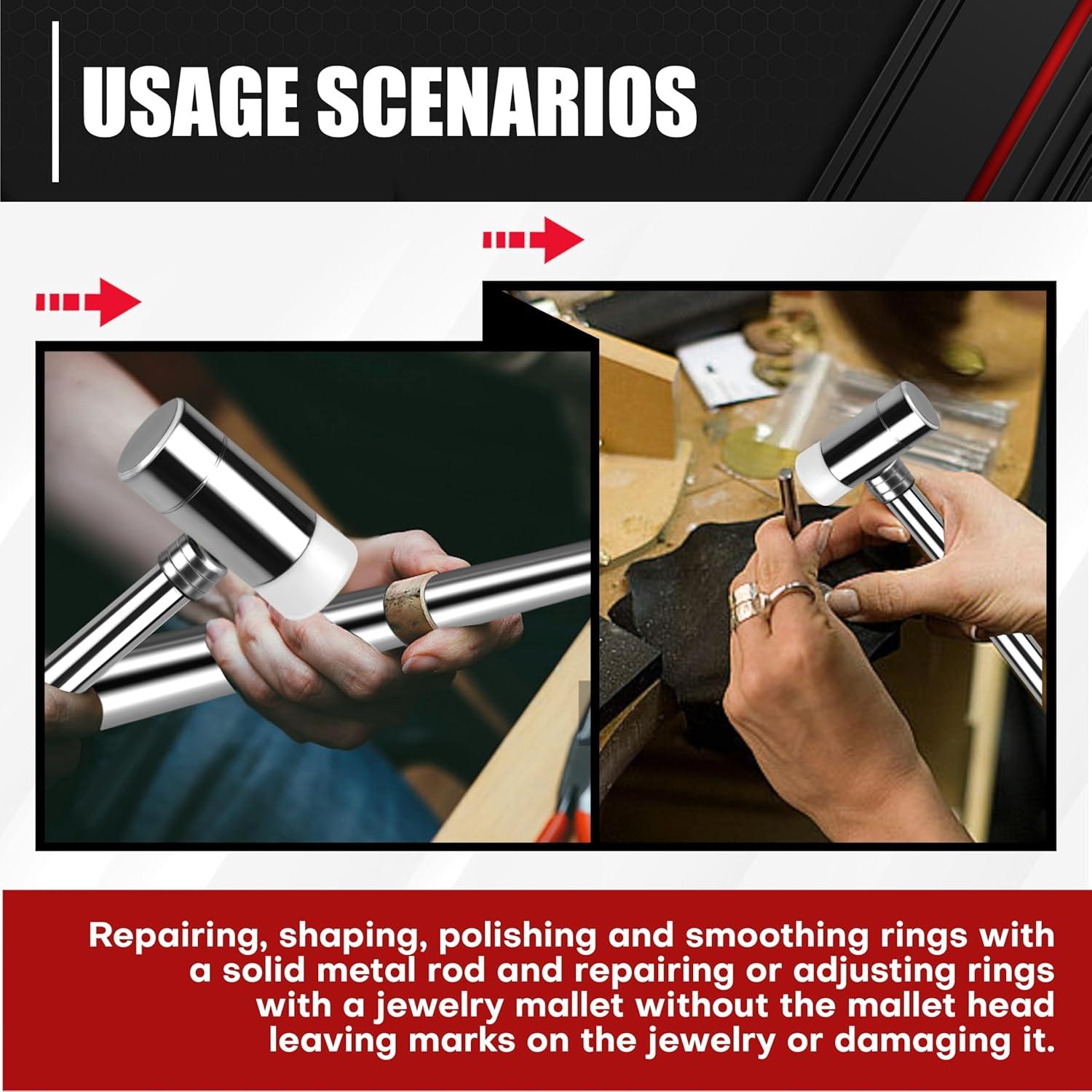 Juego de Herramientas de Medición de Anillo C&T 4 Piezas