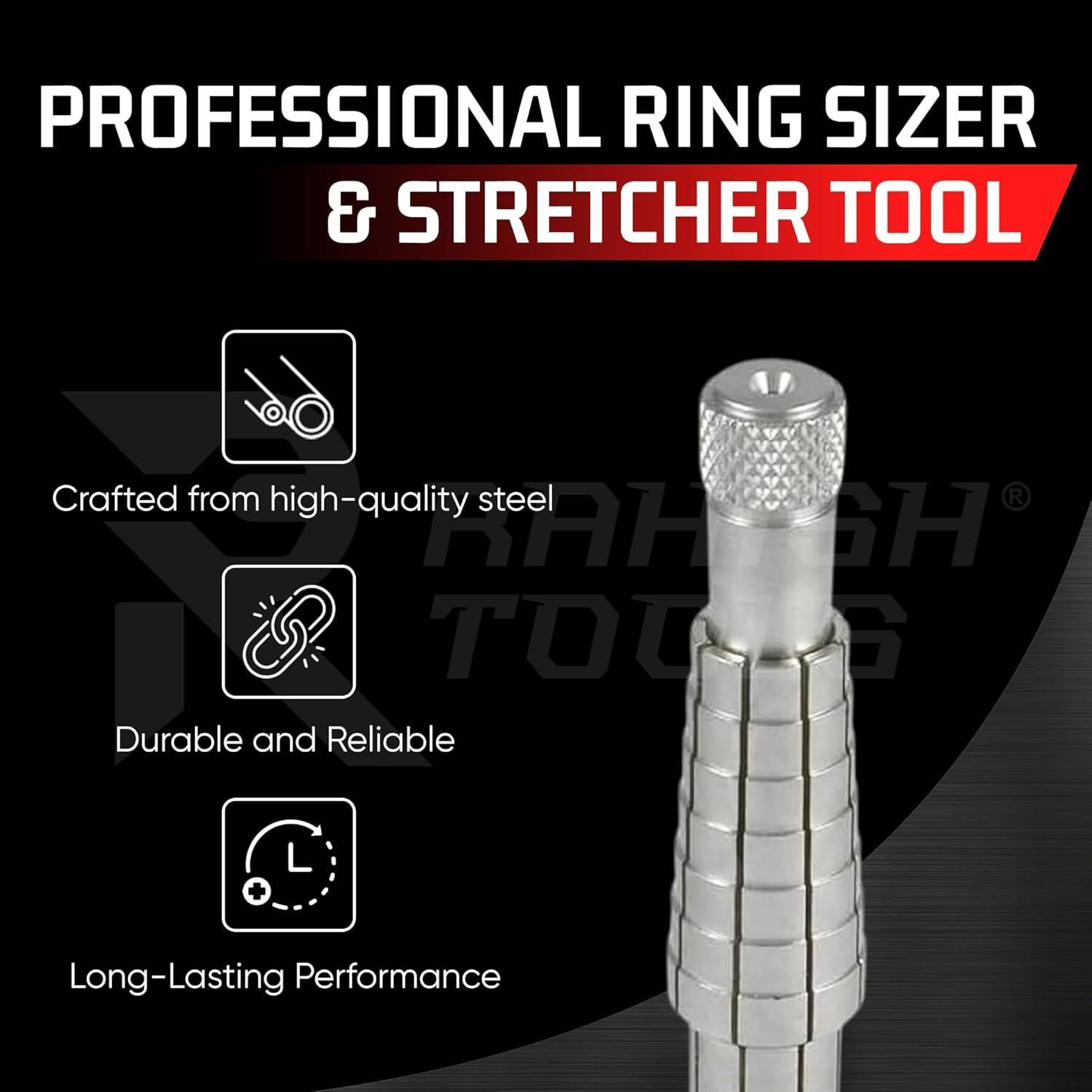 Estirador de Anillos HERRAMIENTAS RAHISH - Acero Inoxidable 16.5 cm